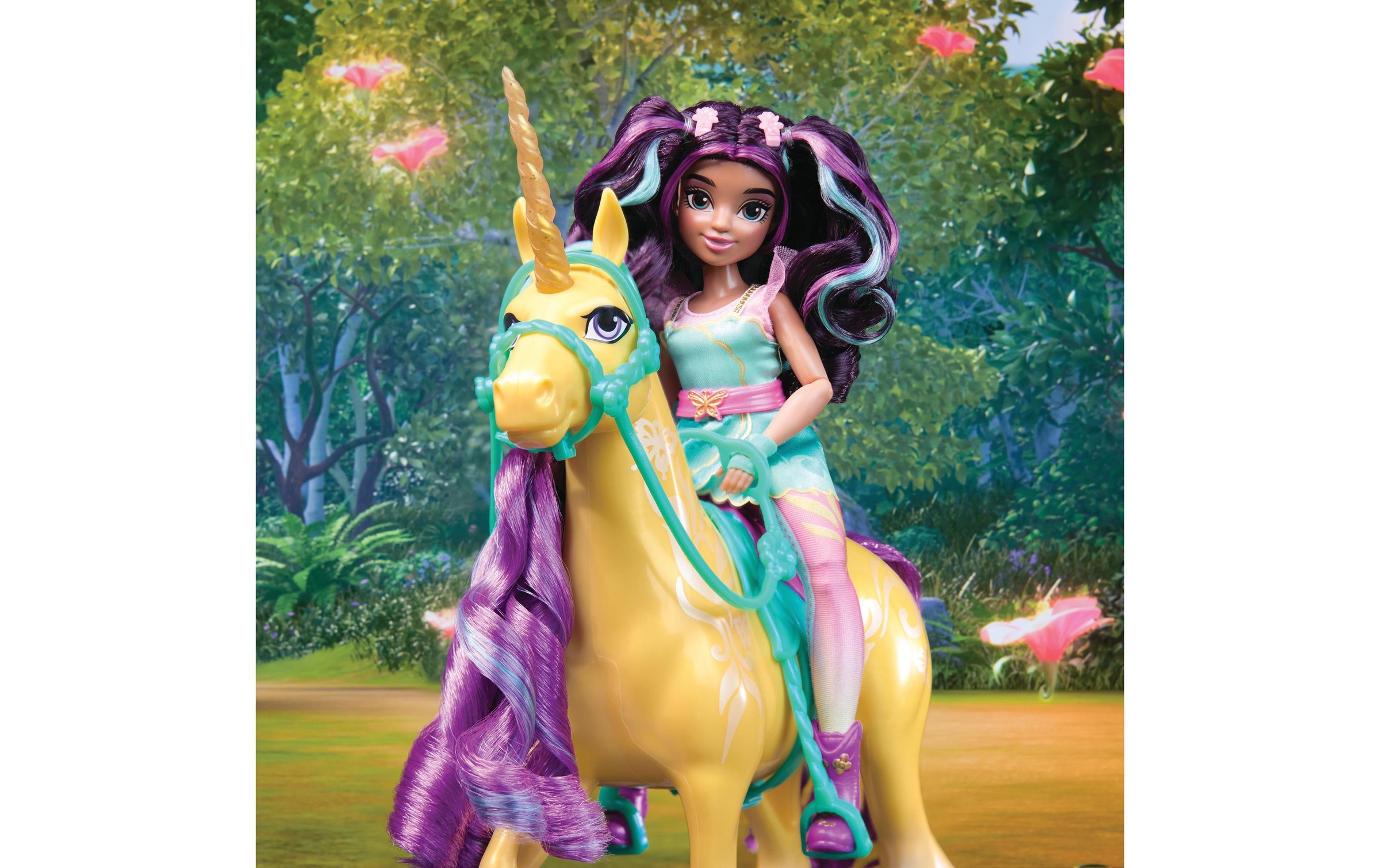 Anziehpuppe »Spinmaster Unicorn Academy Leaf«