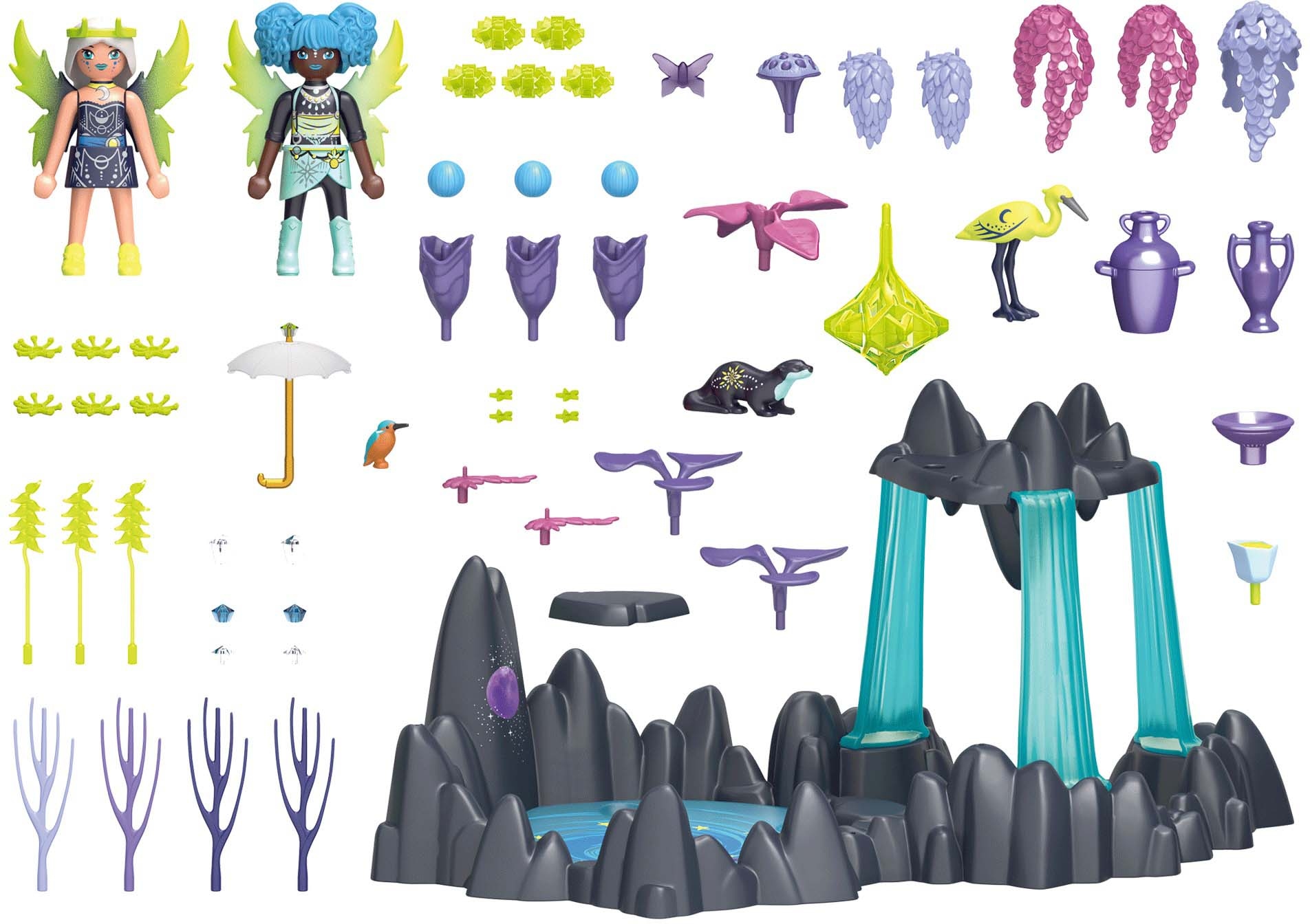 Playmobil® Konstruktions-Spielset »Moon Fairy Quelle (71032), Adventures of Ayuma«, (84 St.), Made in Europe