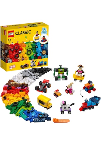 LEGO® Konstruktionsspielsteine »Steinebox mit Rädern (11014), LEGO® Classic«, (653... kaufen