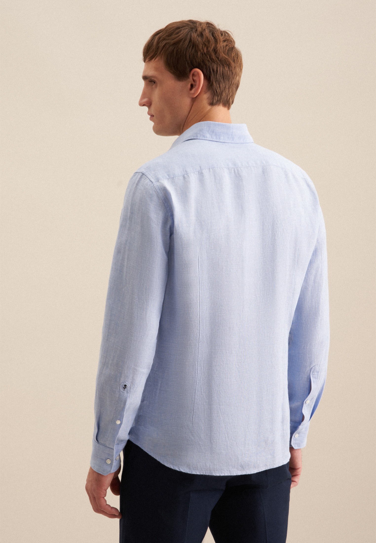 seidensticker Chemise d'affaires »Slim« Slim 1/1 Kentkragen Uni