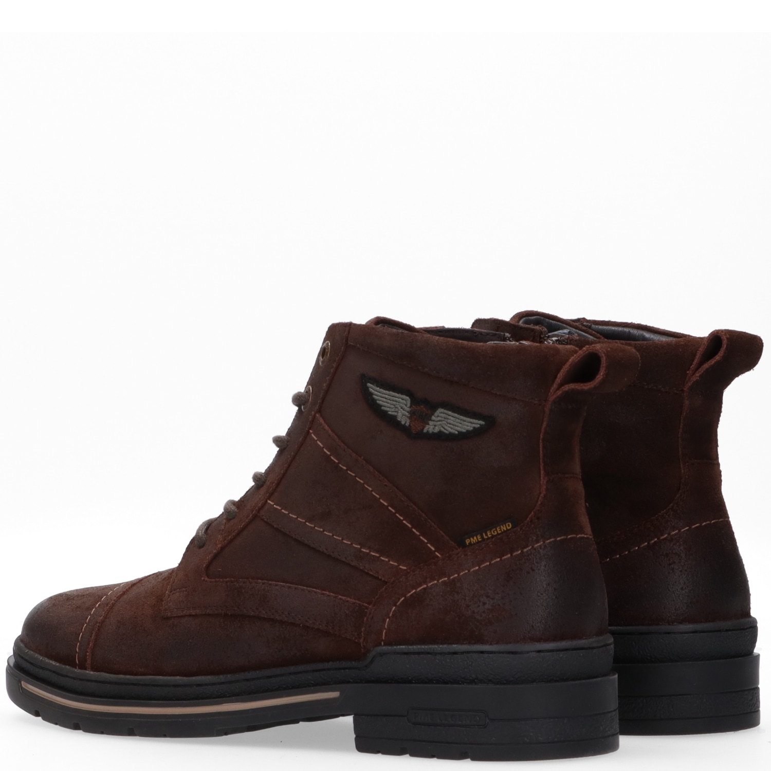 PME LEGEND Schnürstiefelette »TARMAC«  Schnürboots, Workerboots mit Anziehlasche und Reissverschluss