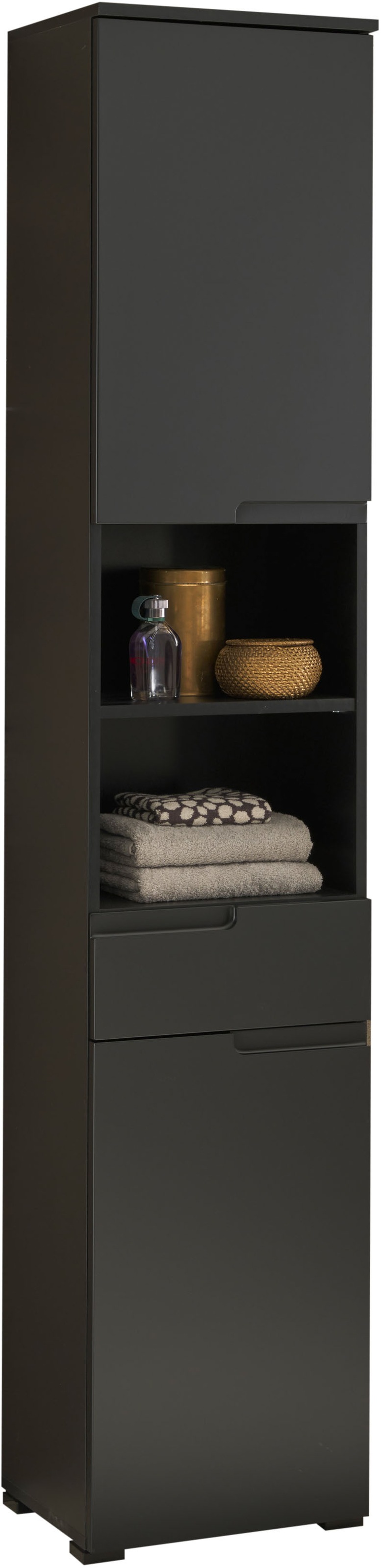 BASIC by Balculina Armoire haute »Spice, Badezimmerschrank BxTxH 40x191x32 cm« 1 cuis tlg. largeur 40 cm, poignées creuses