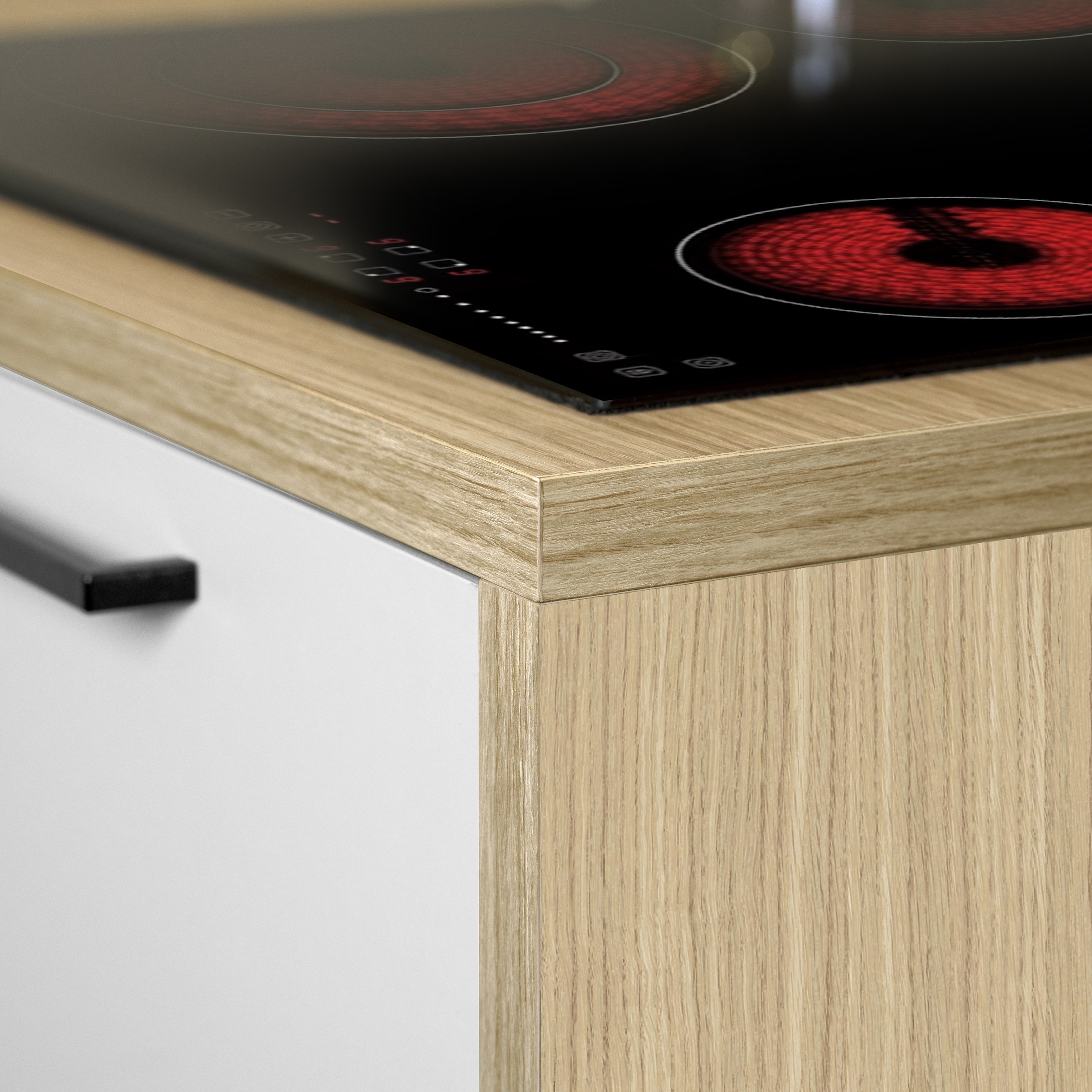 KOCHSTATION Ilot de cuisine »KS-Luna Breite 200 cm, Höhe 90 cm« Breite 200 cm, wahlweise mit Hanseatic-E-Geräten