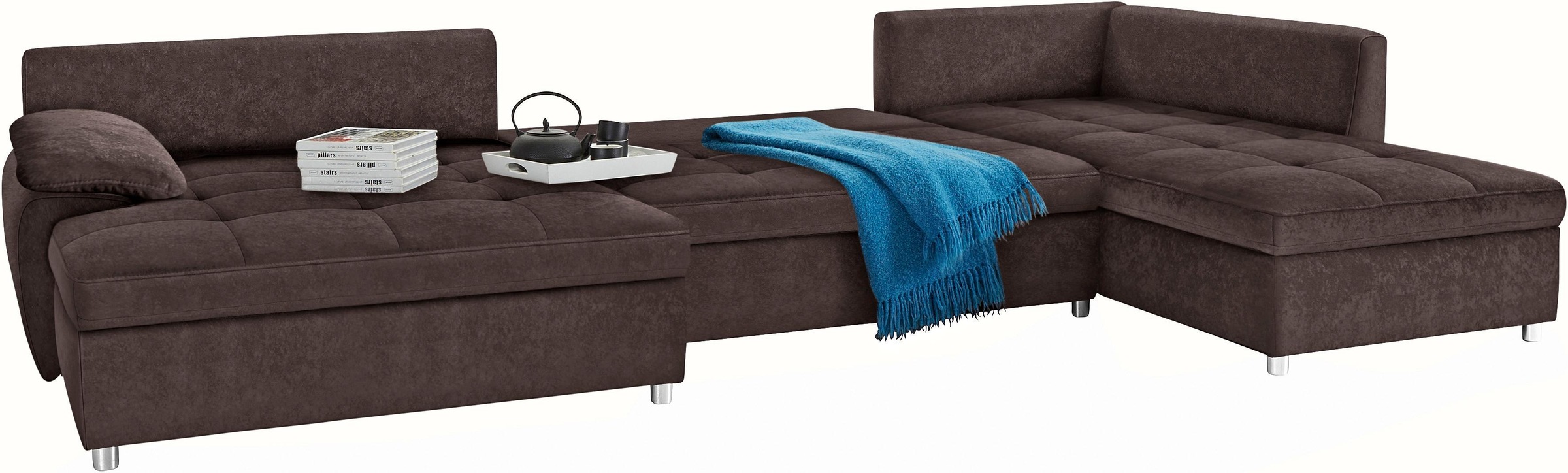 sit&more Wohnlandschaft »Labene U-Form«, wahlweise mit Bettfunktion und Bettkasten