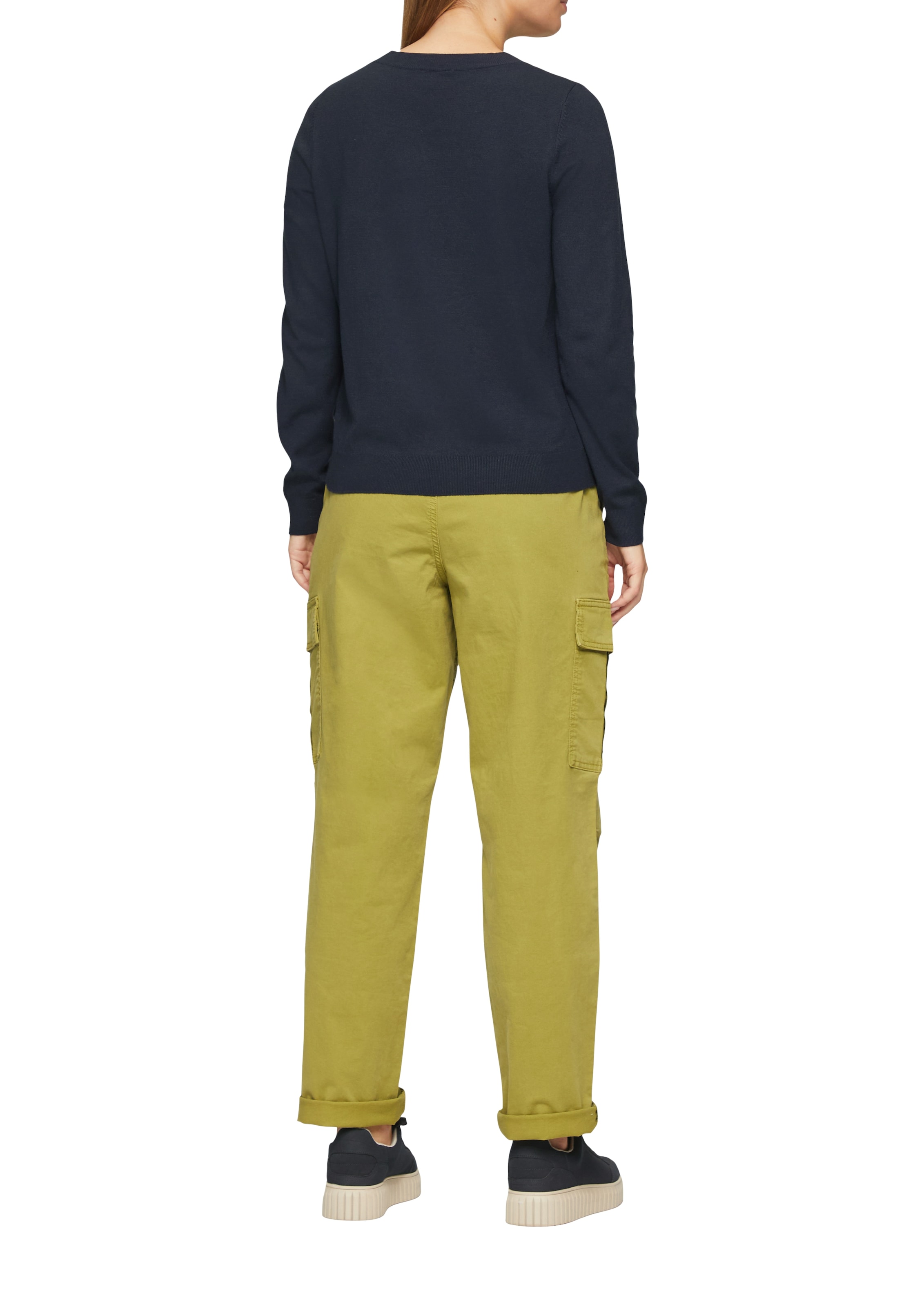 s.Oliver Pull en tricot mit Stehkragen