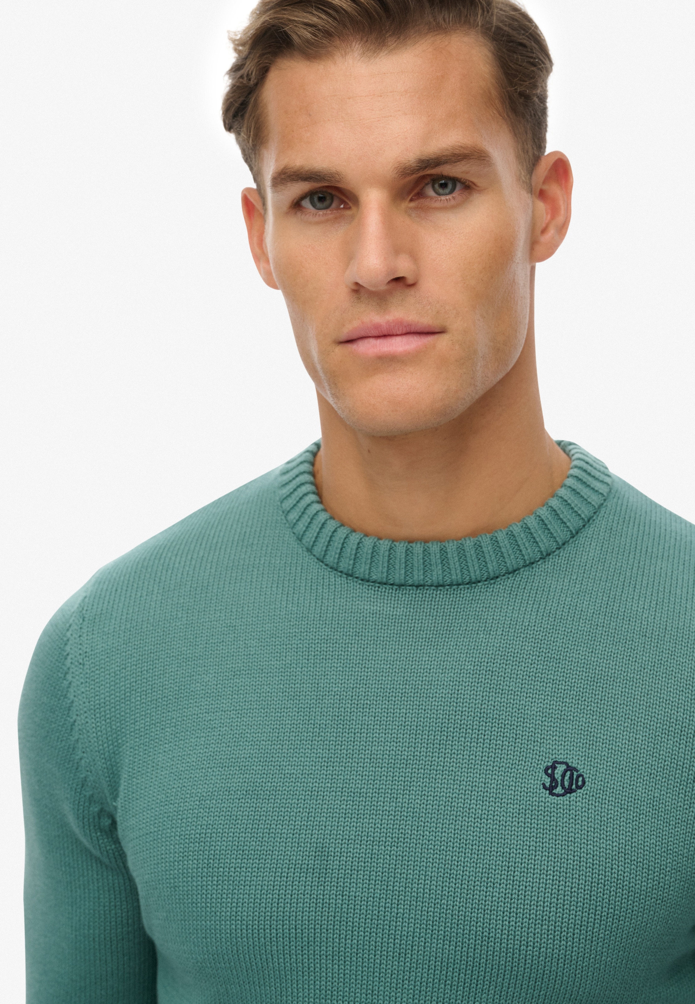 Superdry Pull en tricot »PREPPY COTTON JUMPER« coton, coupe régulière