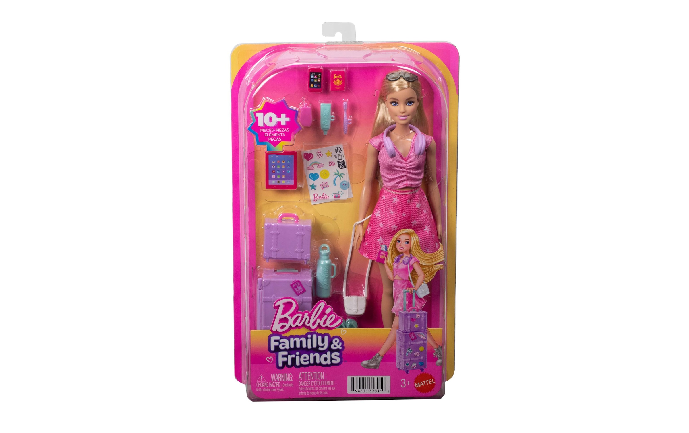 Barbie Anziehpuppe »Barbie Family & Friends, Reise Abenteuer Malibu«