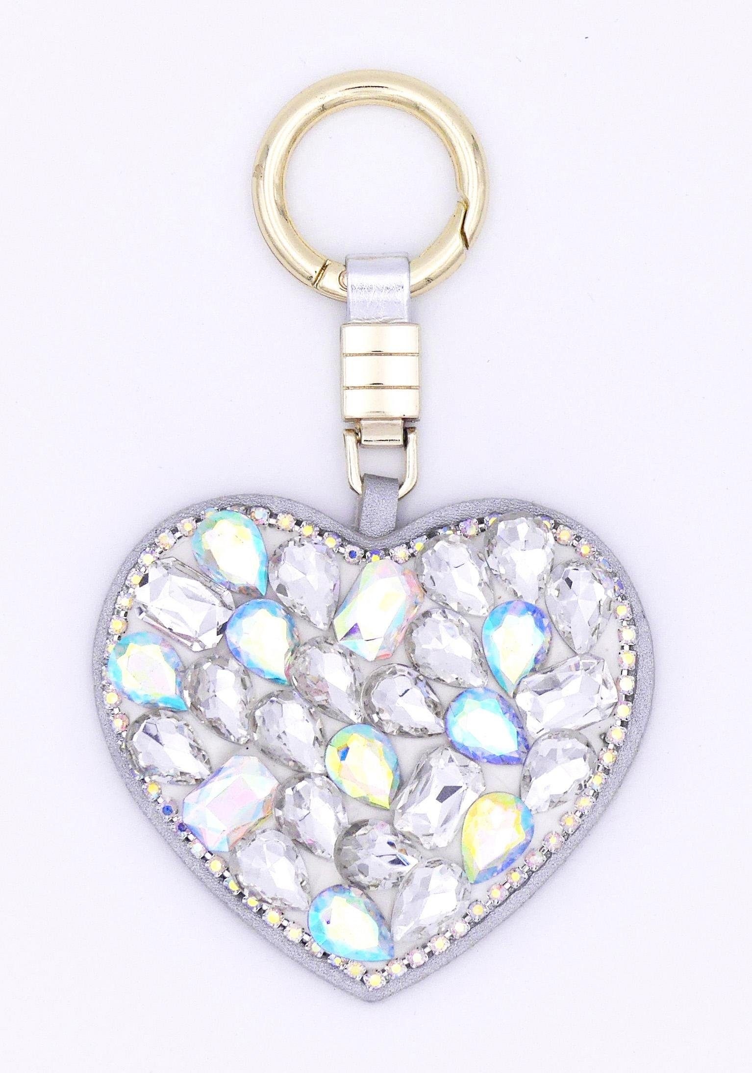 Schlüsselanhänger »Herz, glamourös, romantisch«