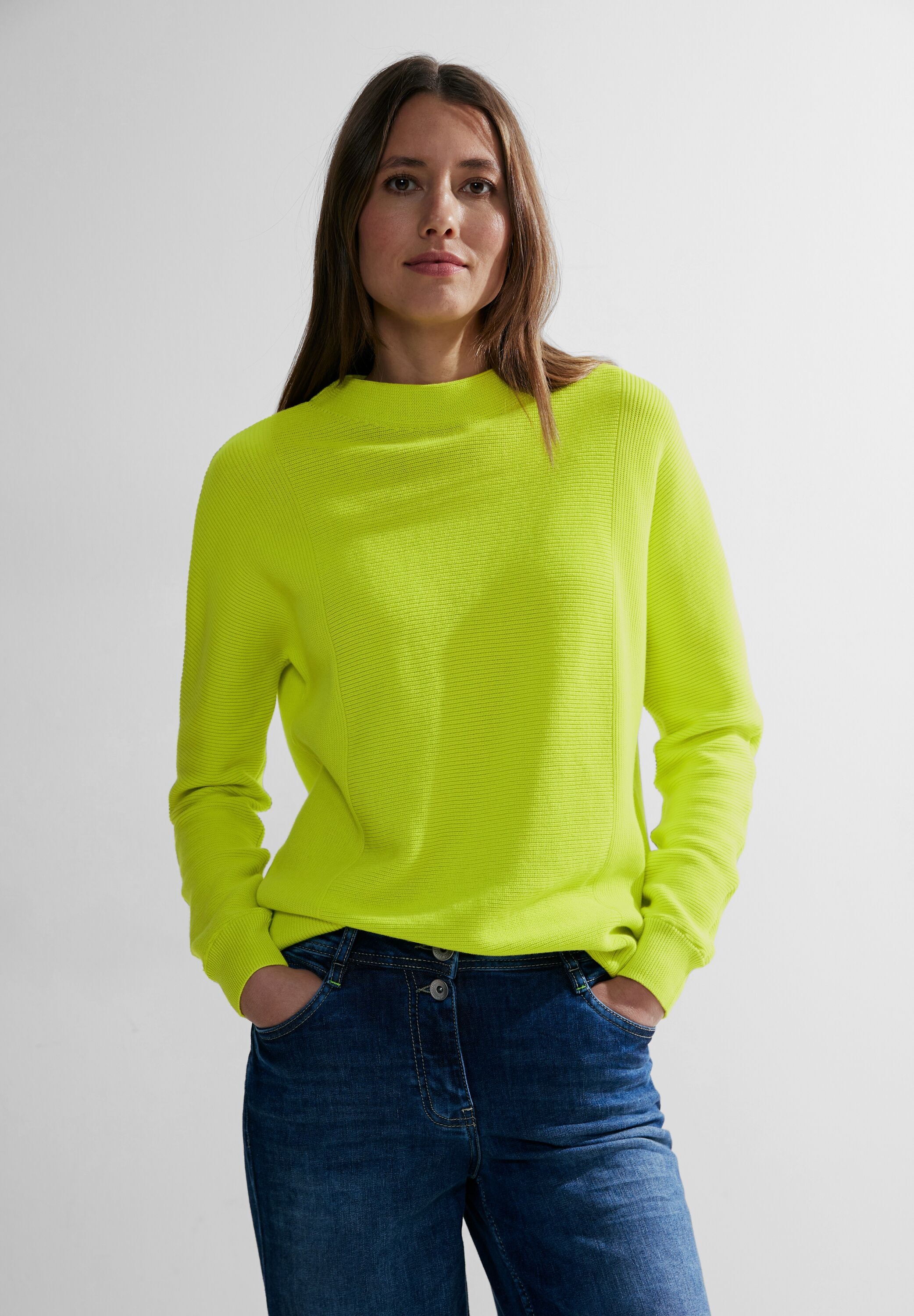 Cecil Strickpullover »Structure Mix Dolman«, mit Strukturmix