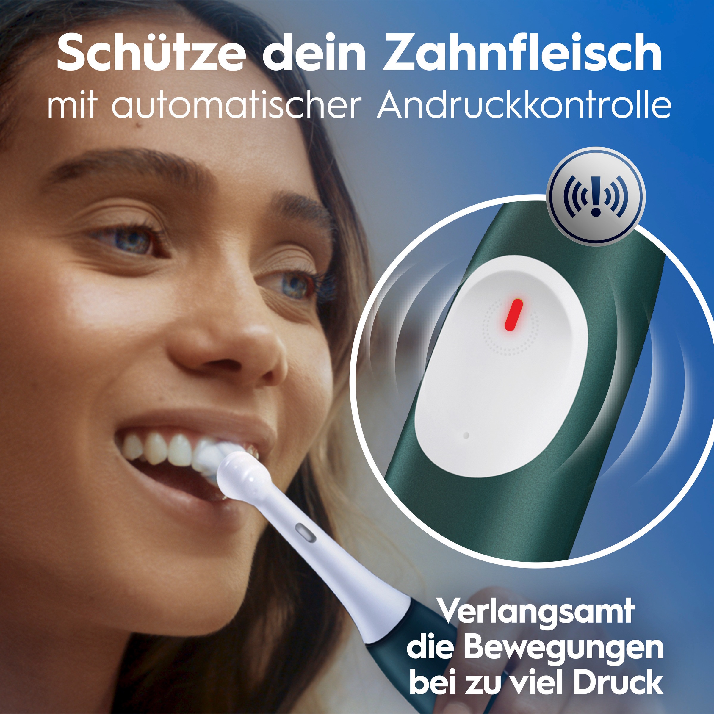 Oral-B Elektrische Zahnbürste »iO Series 2« 1 Stk. Aufsteckbürsten für die sanfte Reinigung, Reise-Etui, Aufsteckbürstenhalter