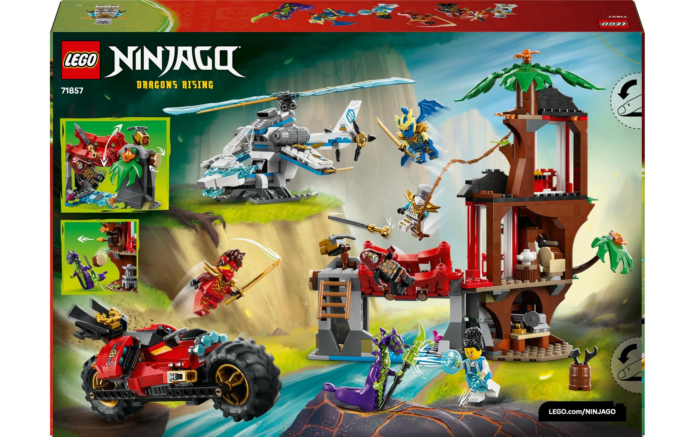   Konstruktionsspielsteine »Ninjago Showdown am Baumhaus mit dem Ninja-Bike 71857« Kategorie: Fantasy-Welt