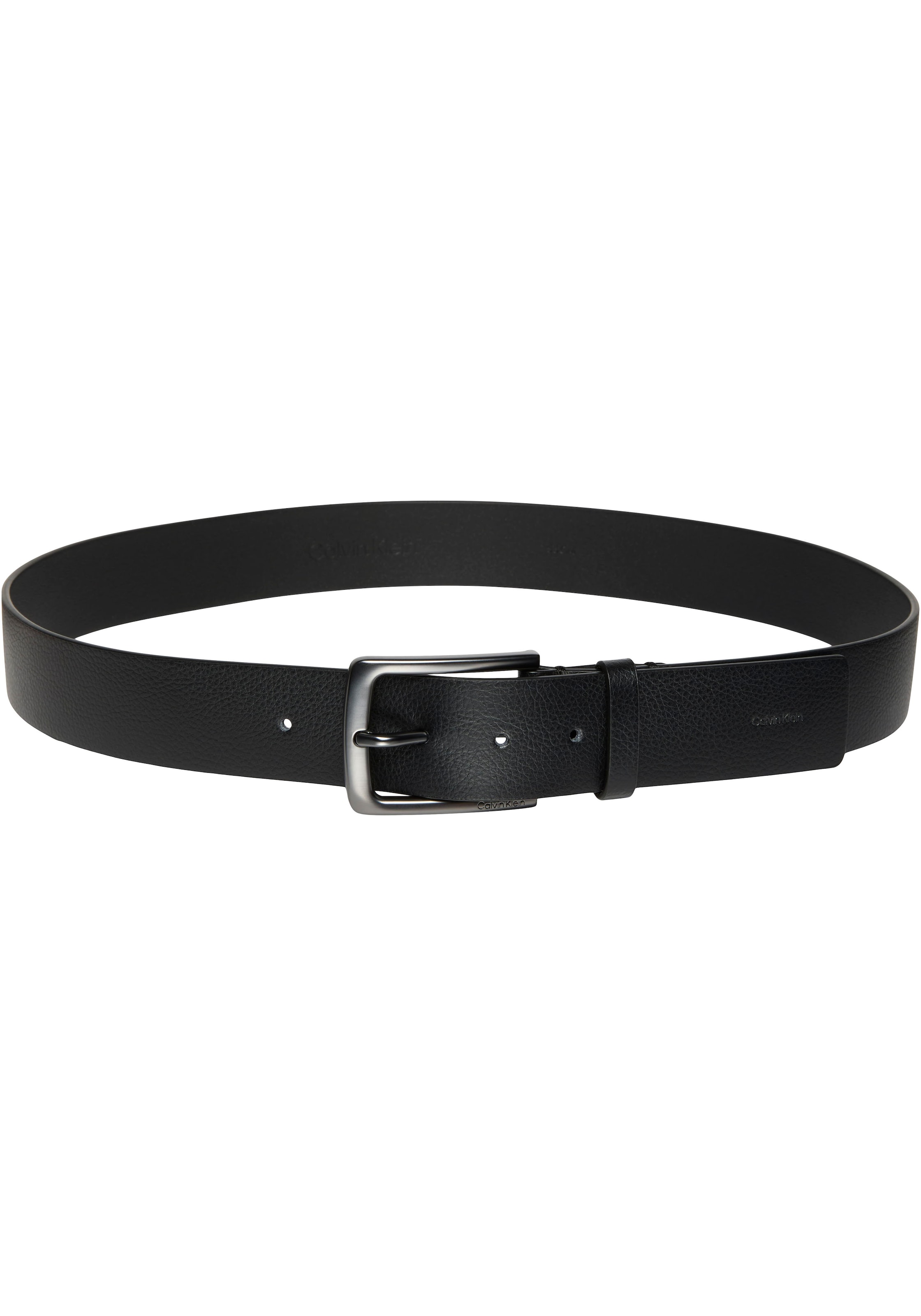 Calvin Klein Ceinture en cuir »CASUAL PIN BUCKLE PEBBLE 40MM FI« Grössenverstellbar mit Metallschliesse