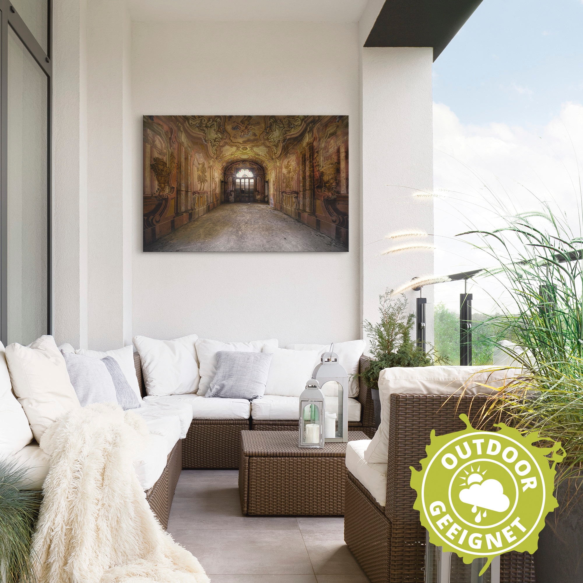 Artland Wandbild »Lost Place - Villa - verlassene Orte«, Gebäude, (1 St.), als Alubild, Outdoorbild, Leinwandbild in verschied. Grössen