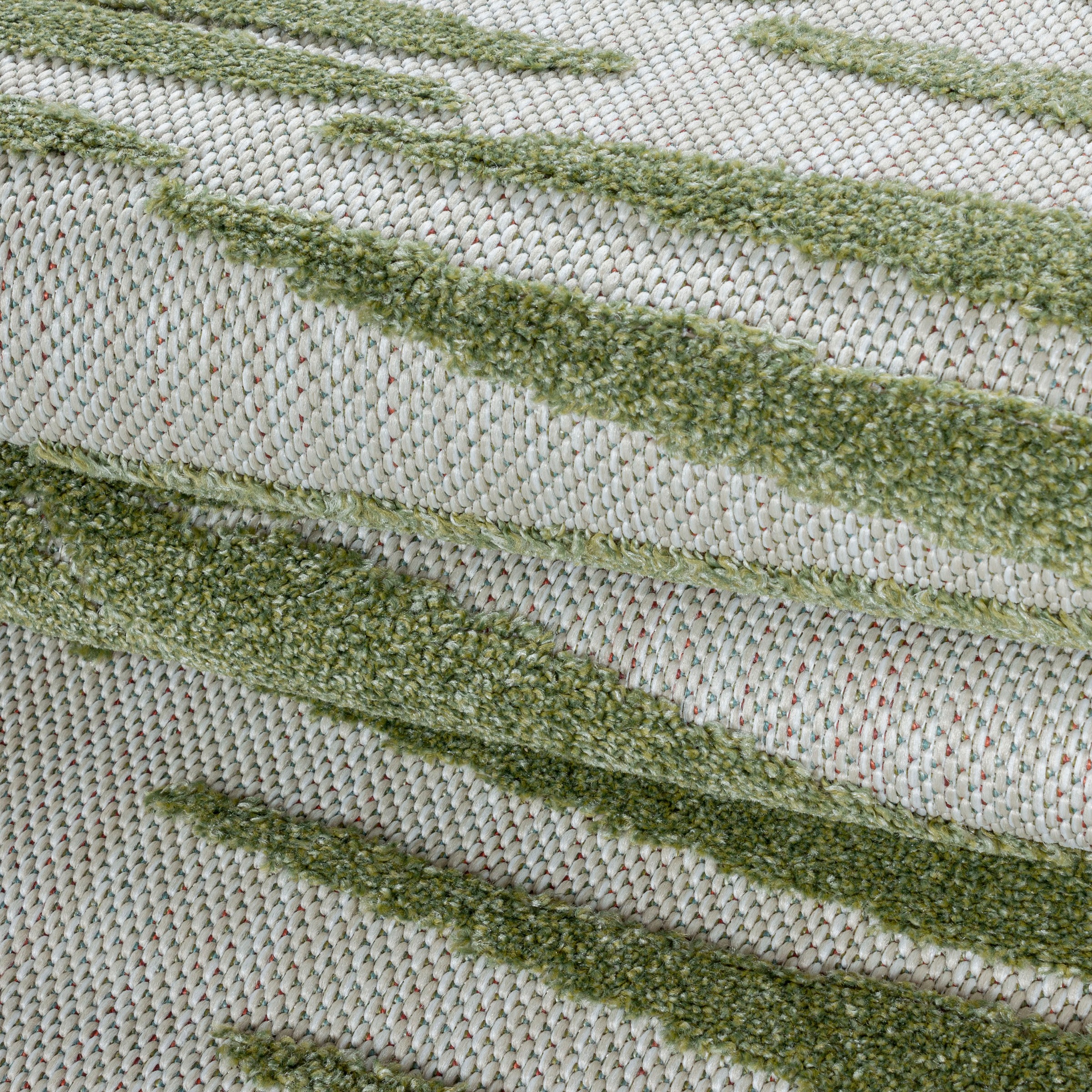 Ayyildiz Teppiche Teppich »BAHAMA 5155«, rechteckig, 8 mm Höhe, Läufer, Flachflor mit Hoch-Tief-Struktur, In-und Outdoor geeignet