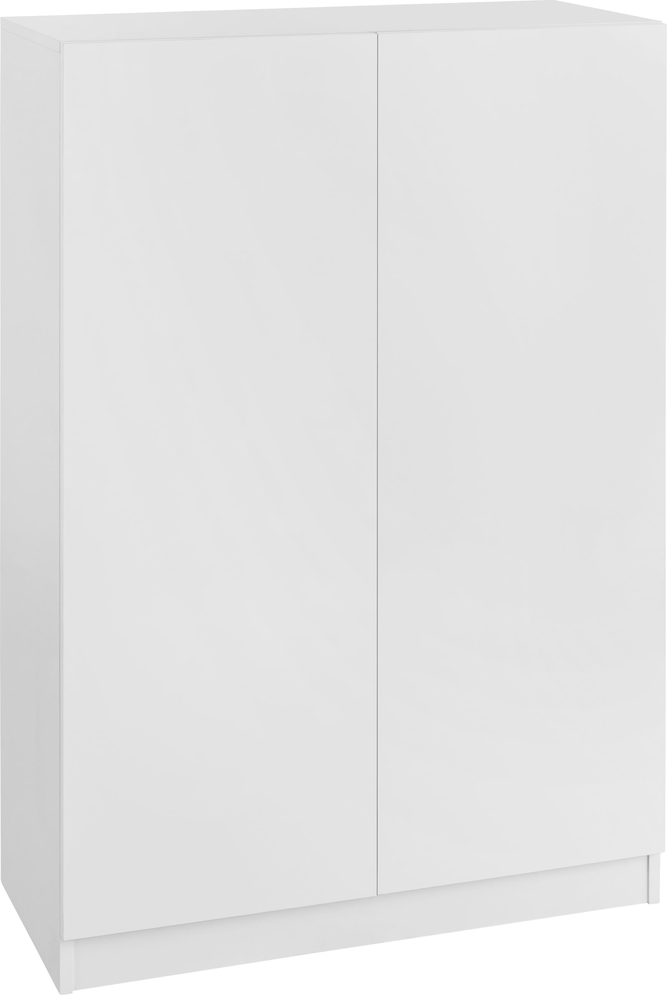 Image of borchardt Möbel Schuhschrank "Vaasa, Schuhregal mit 6 Fächern, höhenverstellbar" Breite 76 cm, Höhe 120 cm, grifflose Optik