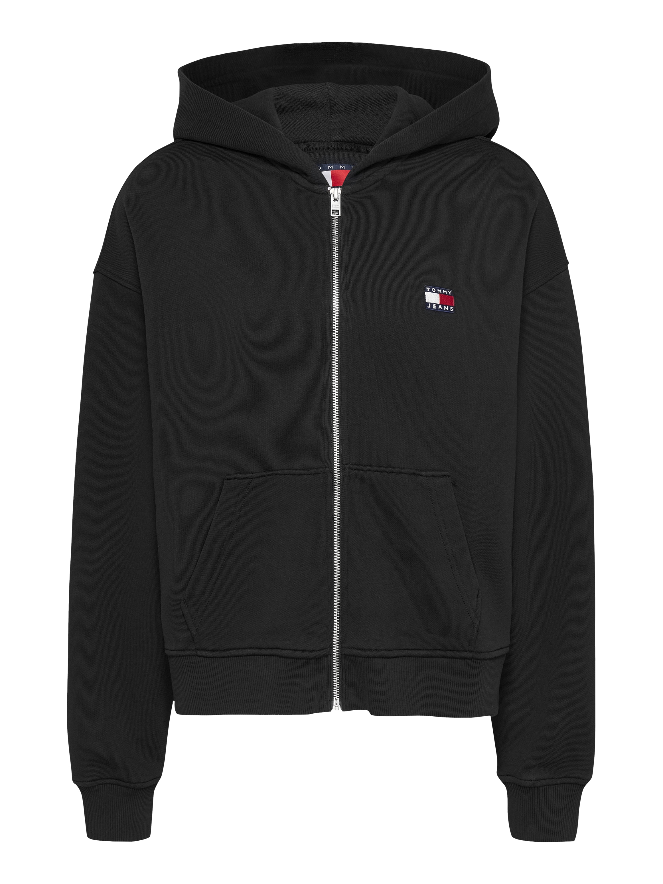 Tommy Jeans Curve Sweatshirt »Sweatshirt TJW BOXY BADG«, in Grossen Grössen, 2-Wege-Reissverschluss, mit Logostickerei
