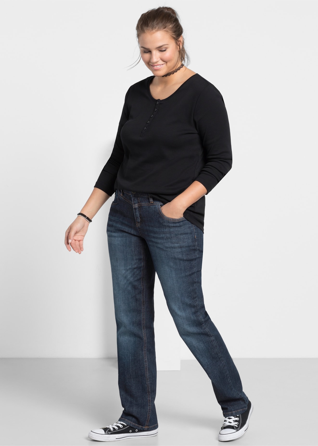 Sheego Stretch-Jeans, (1 tlg.)