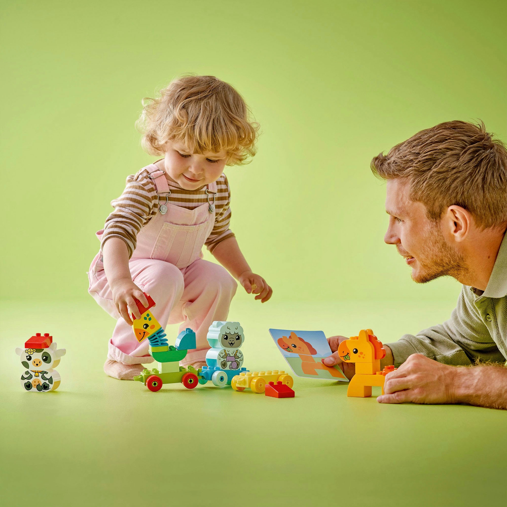 LEGO® Konstruktionsspielsteine »Tierzug (10412), DUPLO My First« Made in Europe