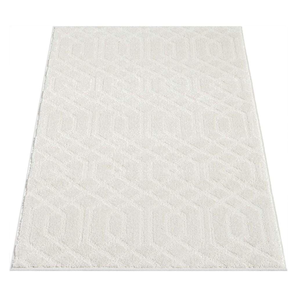 Carpet City Teppich »FLAIR138« rechteckig 11 mm Höhe Kurzflor-Teppich, Skandi-Stil, Wohnzimmer