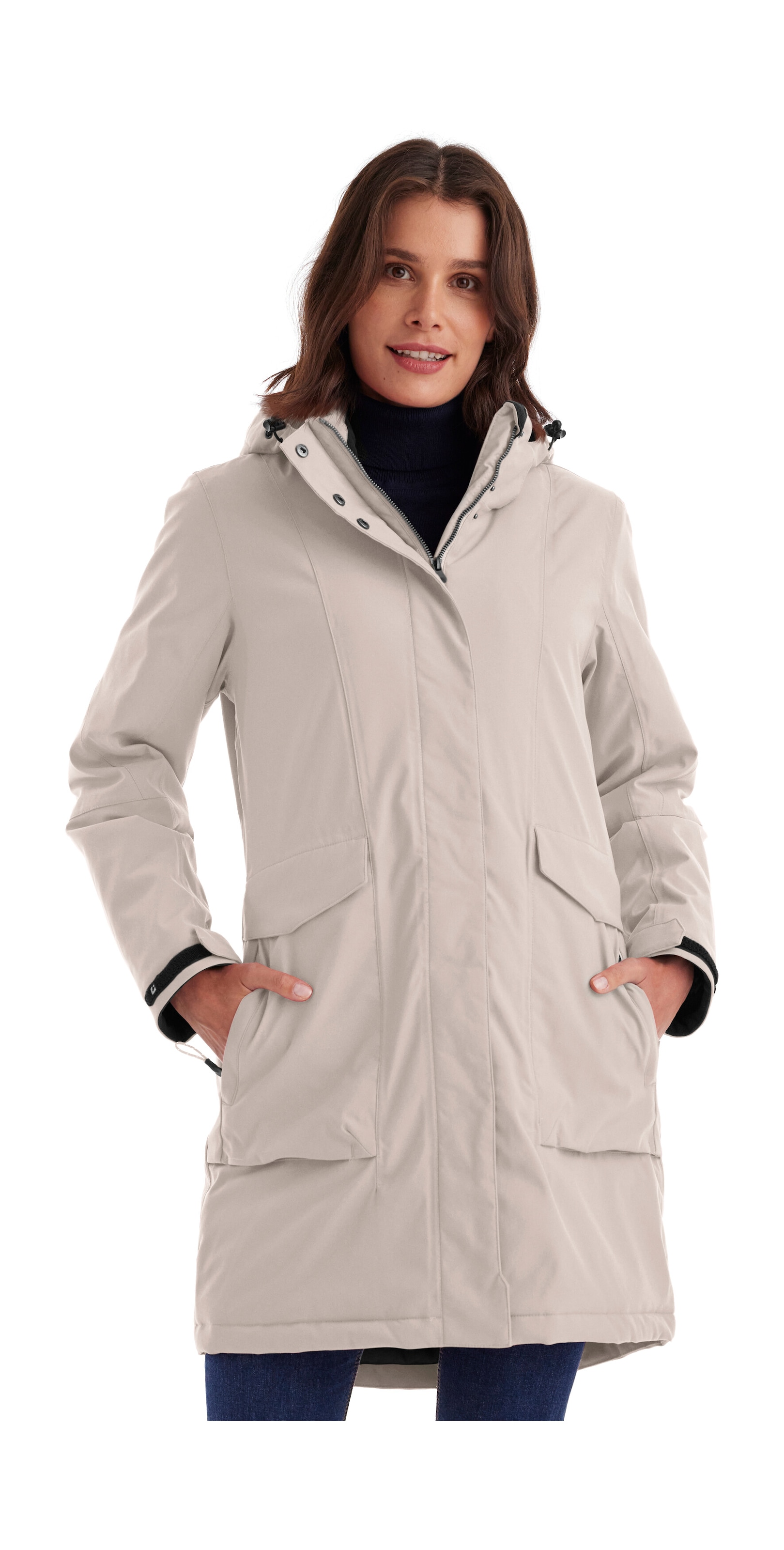 Image of Killtec Parka "Damen Funktionsparka" Wasserdichter, atmungsaktiver Damenparka mit abnehmbarer Kapuze
