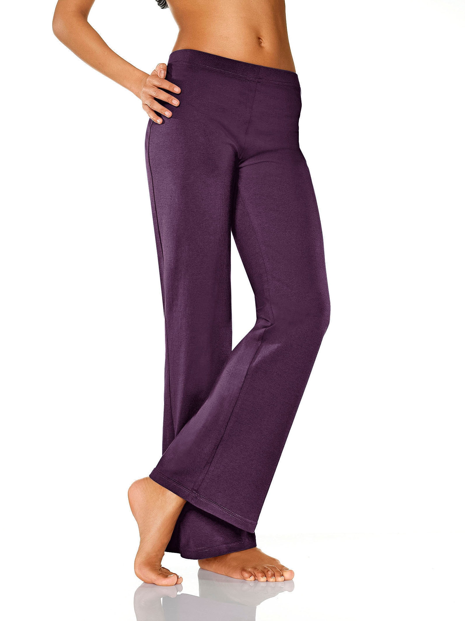 Vivance active Jazzpants, (2er-Pack), mit leicht ausgestelltem Bein, Loungewear