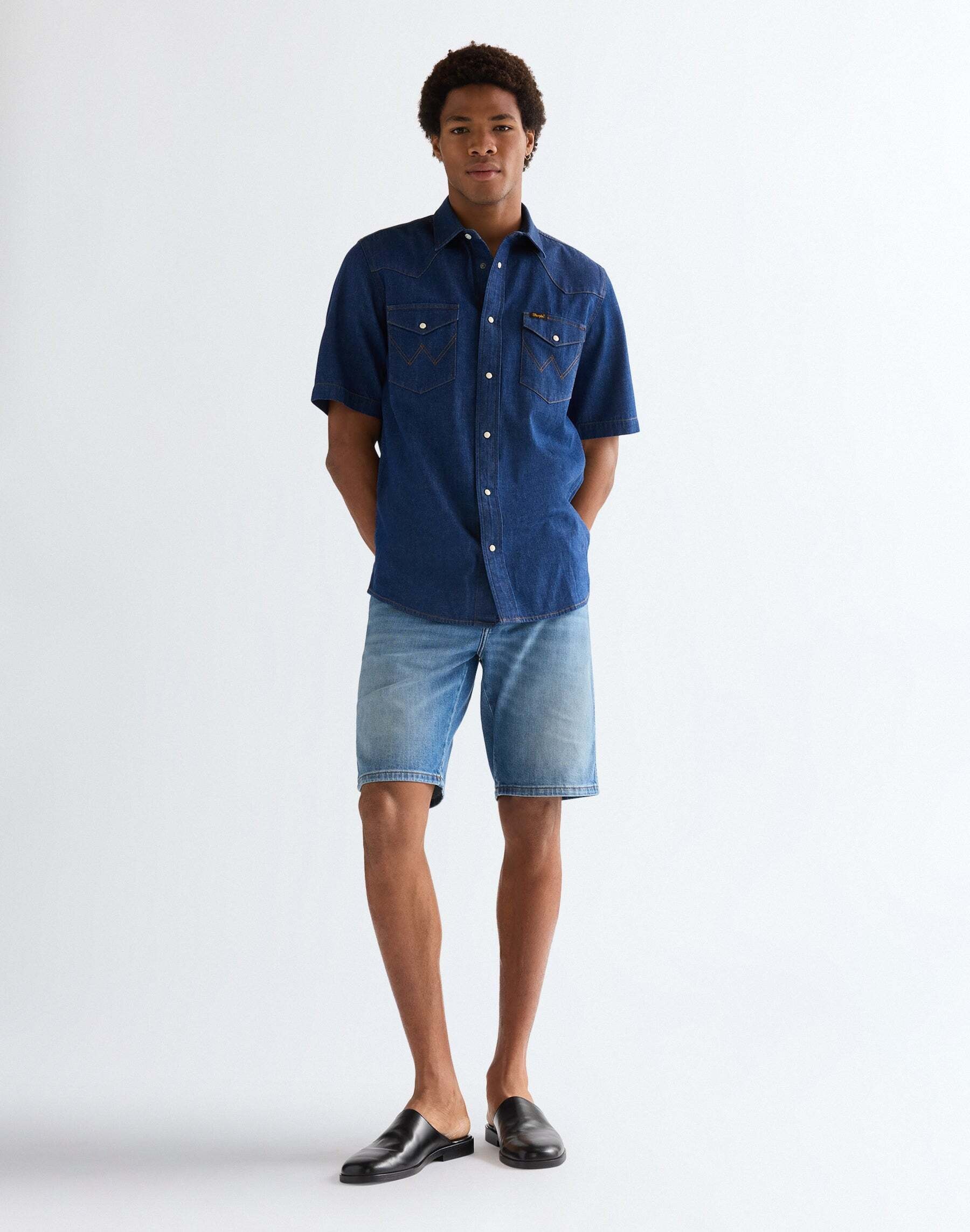 Wrangler Jeanshemd »WRANGLER Jeanshemd Shortsleeve Western«