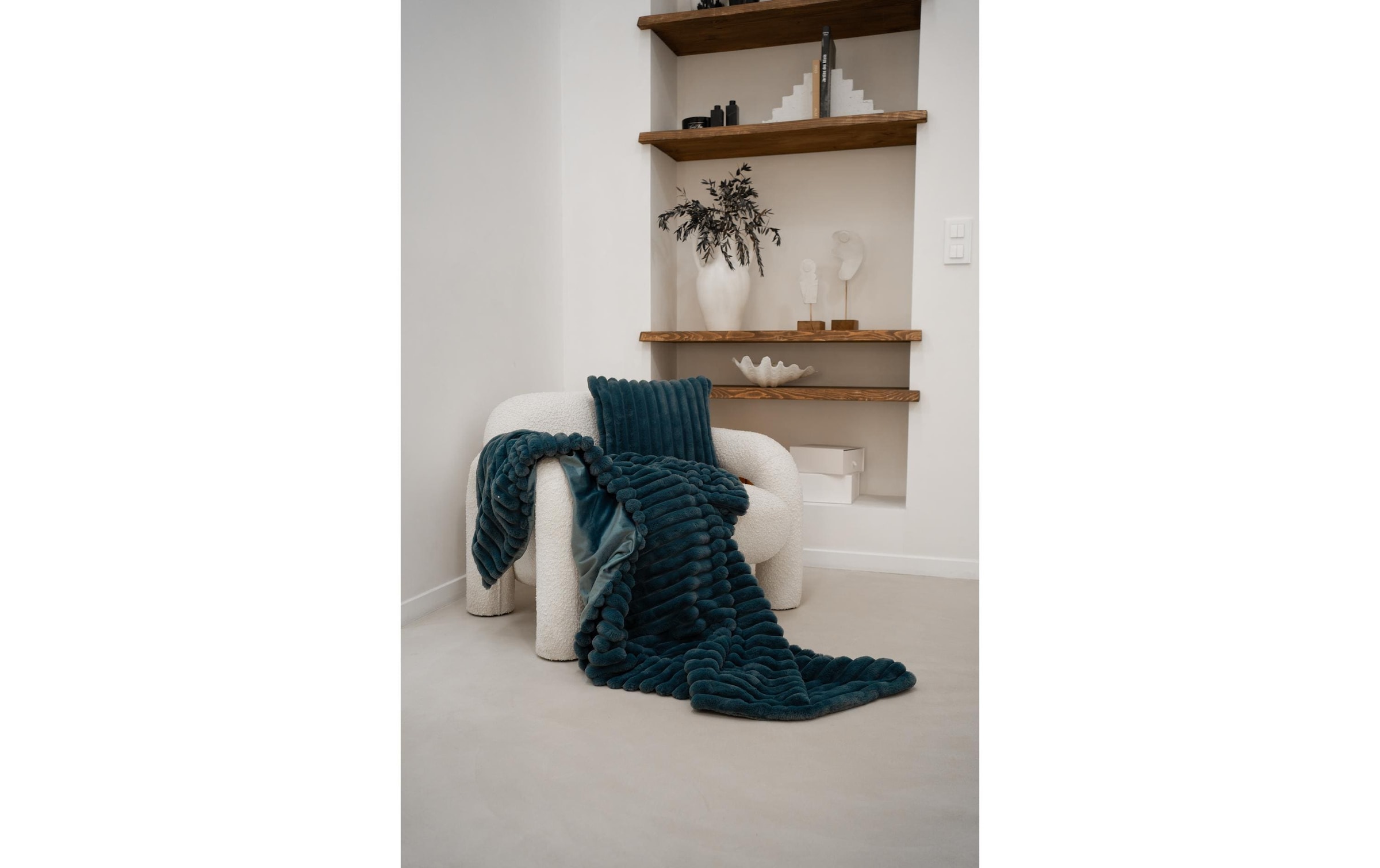   Wohndecke »Tiseco Bubble Rabbit Stripe 130 x 180 cm«