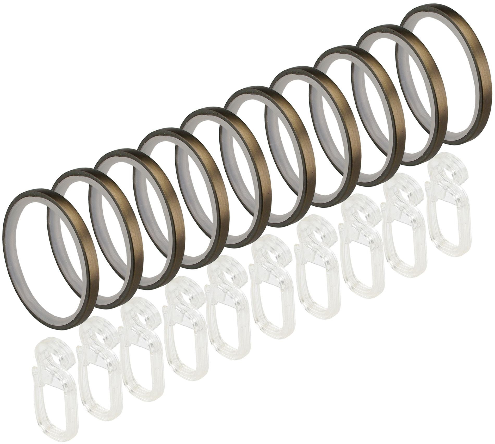 Liedeco Gardinenstange »CELQUADE02SG2L« Ø 25 mm 2 läufig-läufig Fixmass 2-läufig im Fixmass Ø 25/20 mm