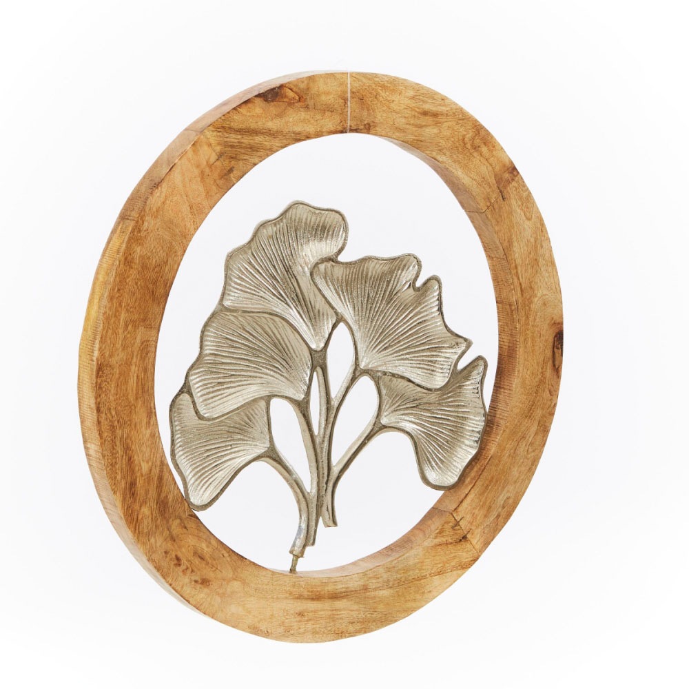 Image of Schneider Wanddekoobjekt, (1 St.), Wanddeko, rund, Ø 60 cm, Motiv Ginko bei Ackermann Versand Schweiz