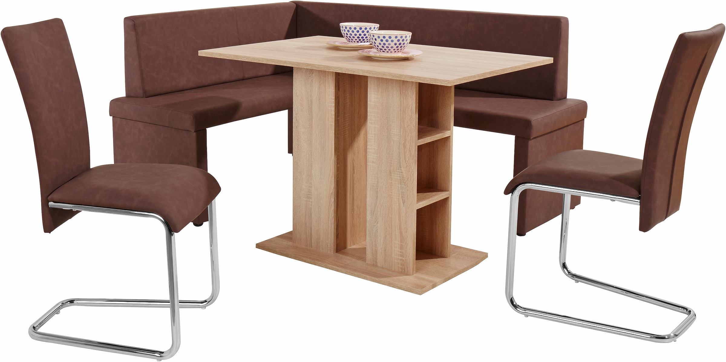 Homexperts Eckbankgruppe, (Set, 4 tlg.)