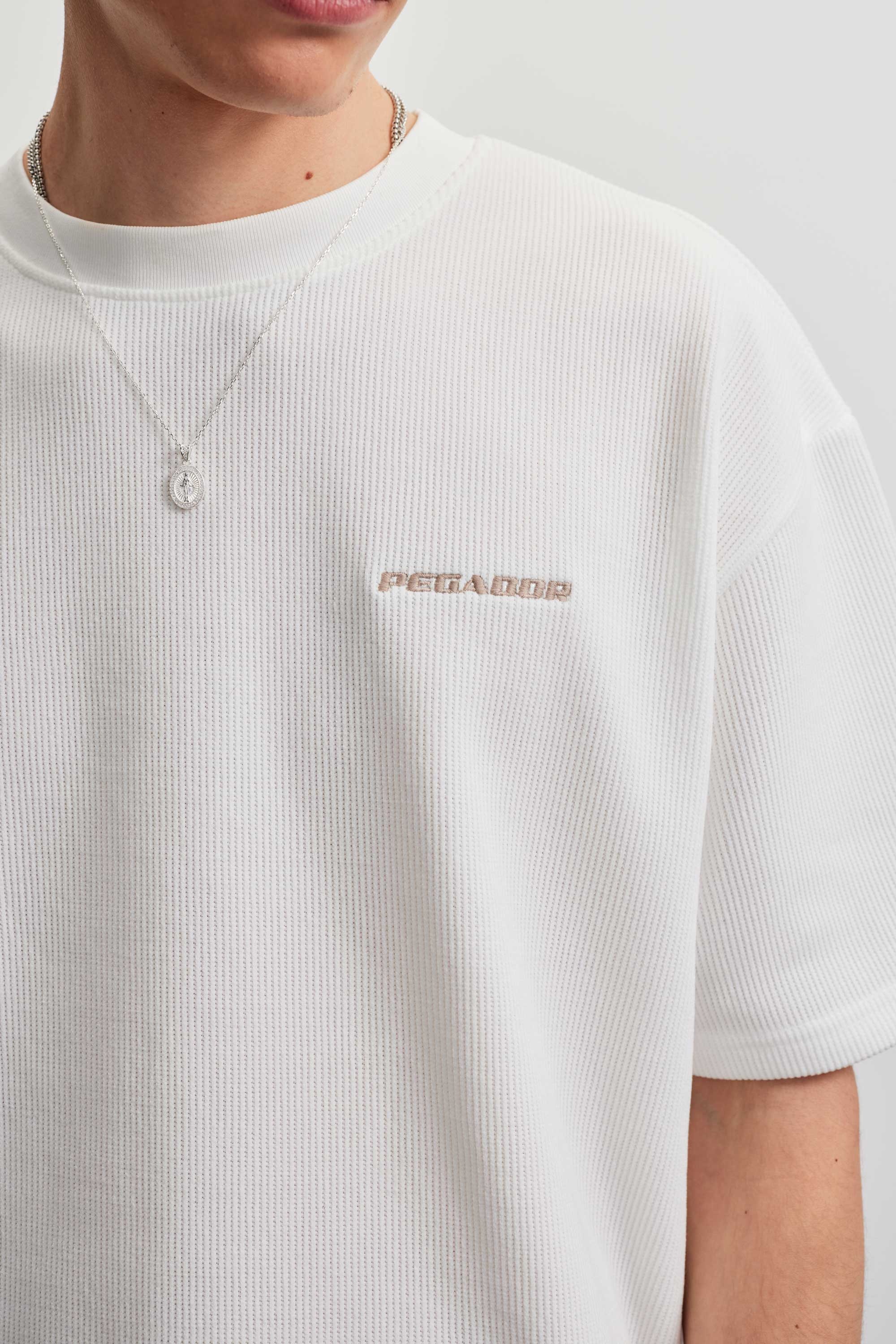 PEGADOR Rundhalsshirt »LAGOS OVERSIZED SOFT RIB TEE«