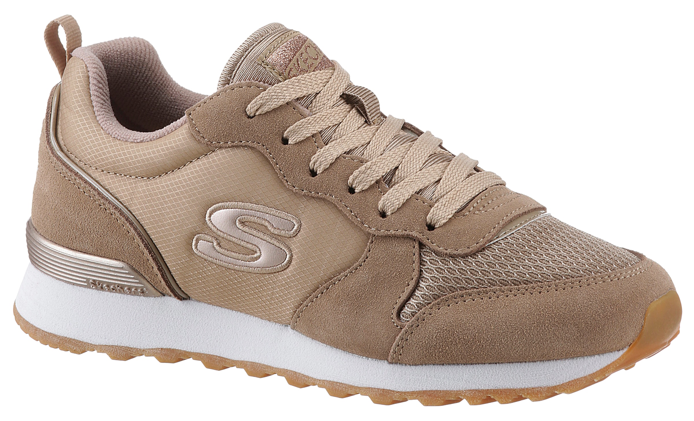 Skechers »OG 85 - GOLDN GURL«  Schnürschuh, Original-Retro-Jogginschuh mit Air-Cooled Memory Foam®