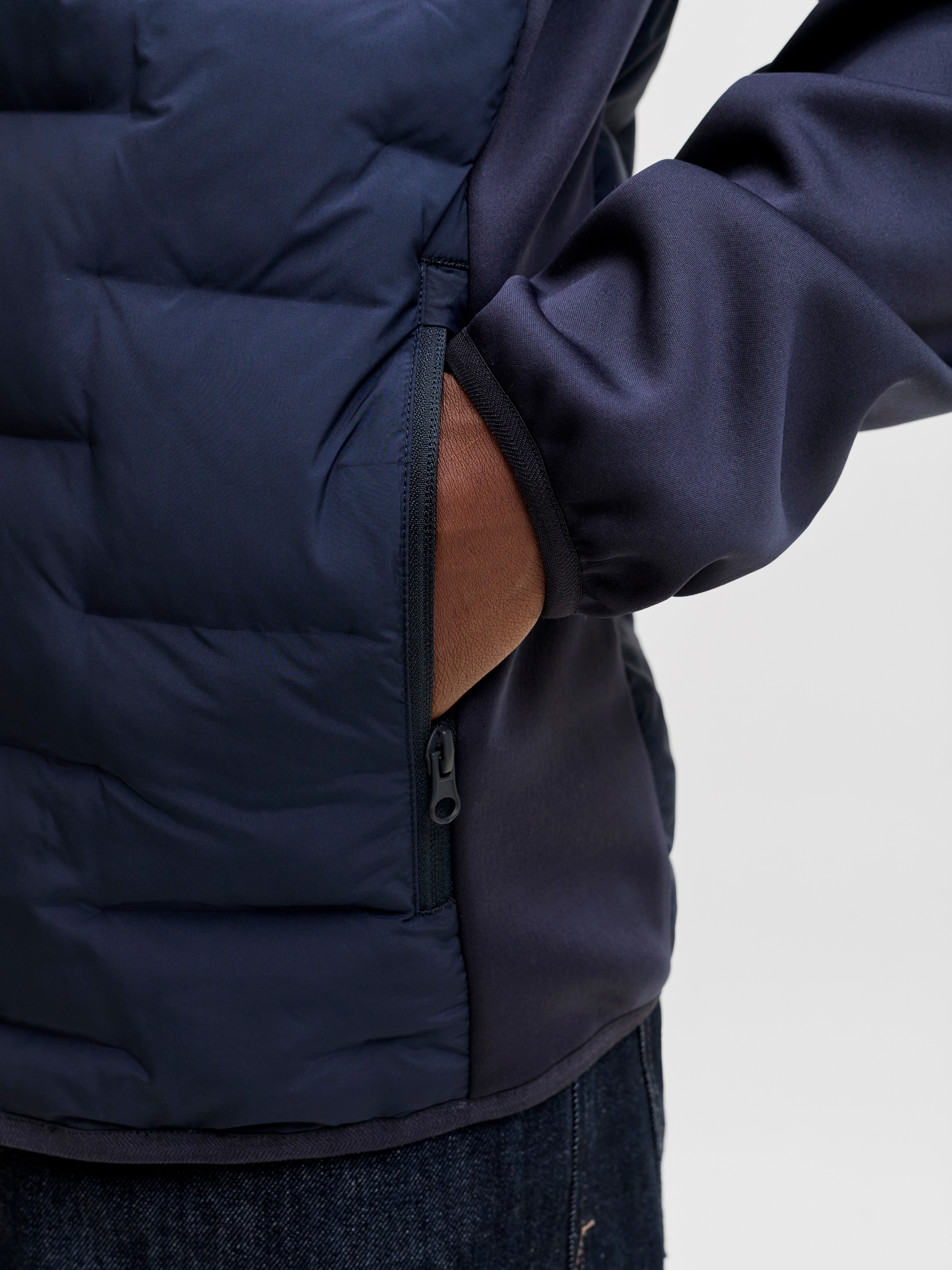 Jack & Jones Veste matelassée »JJEPERFECT HYBRID JACKET NOOS« mit Kapuze mit Kapuze