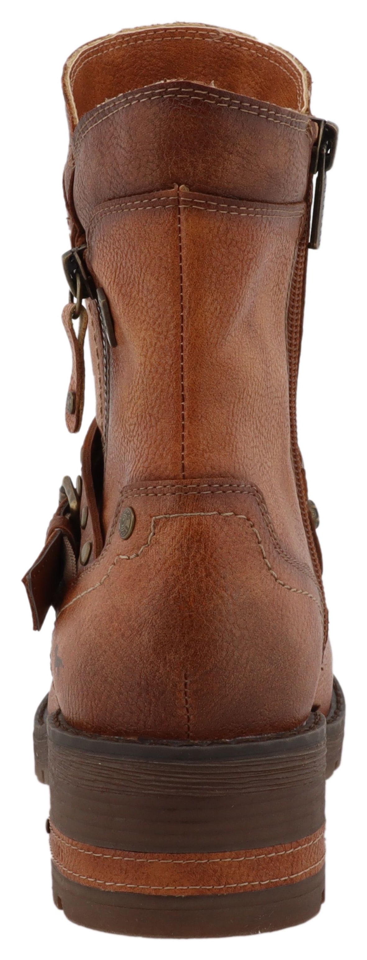 Mustang Shoes Bottes d'hiver »Haukea«  bottes biker avec talon bloc et membrane TEX