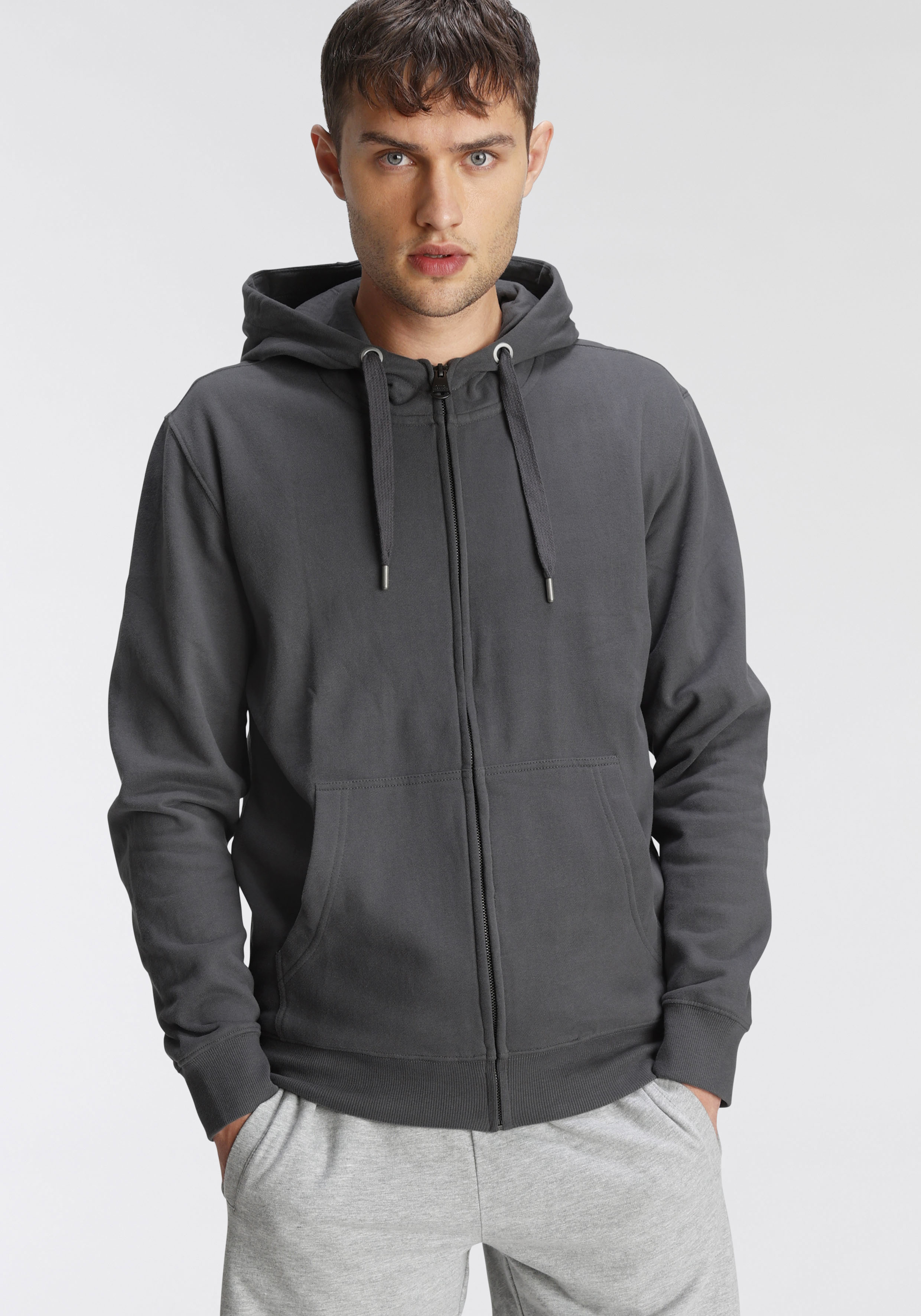 Kapuzensweatjacke »aus Bio-Baumwolle«