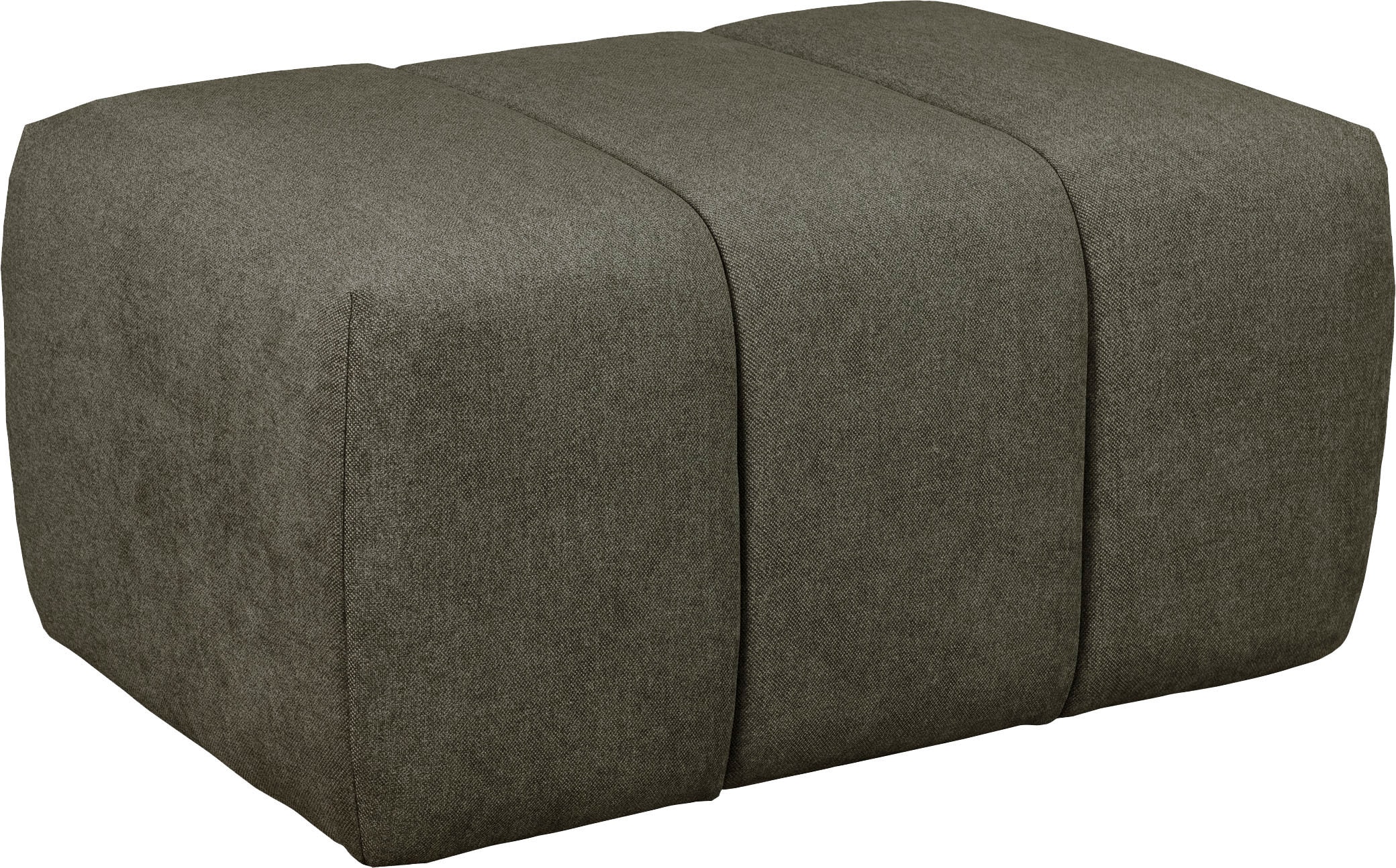Image of Home affaire Polsterhocker "LYOTH Sitzhocker mit Steppung, Masse B/T/H: 76/76/41 cm" passend zur Serie, hoher Sitzkomfort und modernes Design