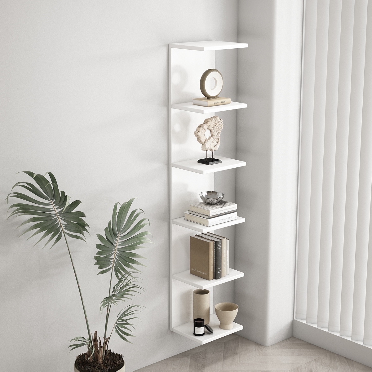 GOODproduct Wandregal »Moid« dekorativer Stauraum, Wandmontage