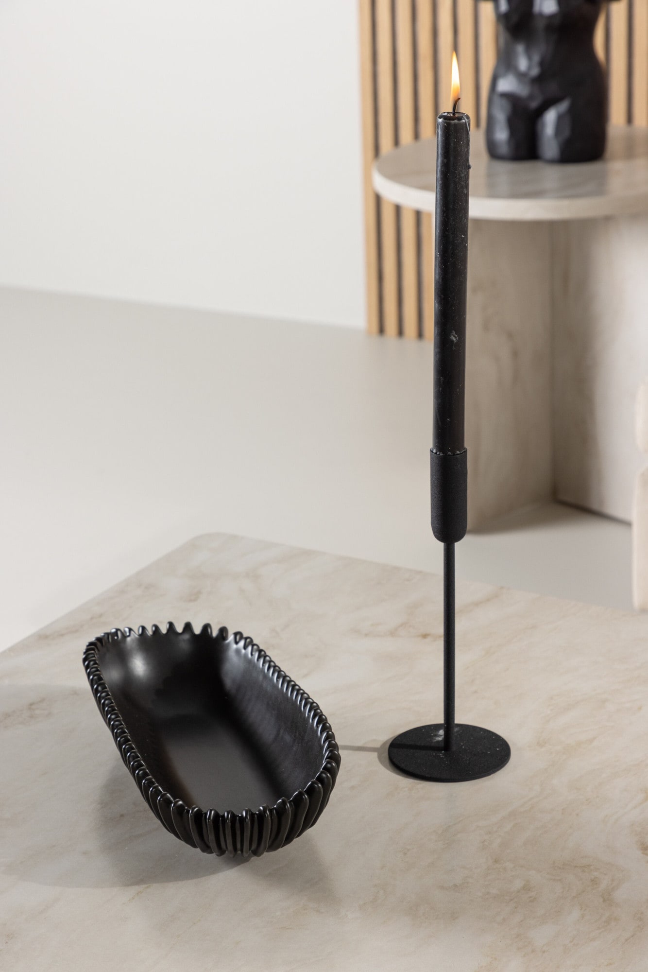 Venture Home Couchtisch »Ålesund, Couchtisch 75 × 75 × 42 cm in beiger Marmoroptik, edel« Sofatisch, MDF, quadratisch, marmoroptik, kompakt, edel