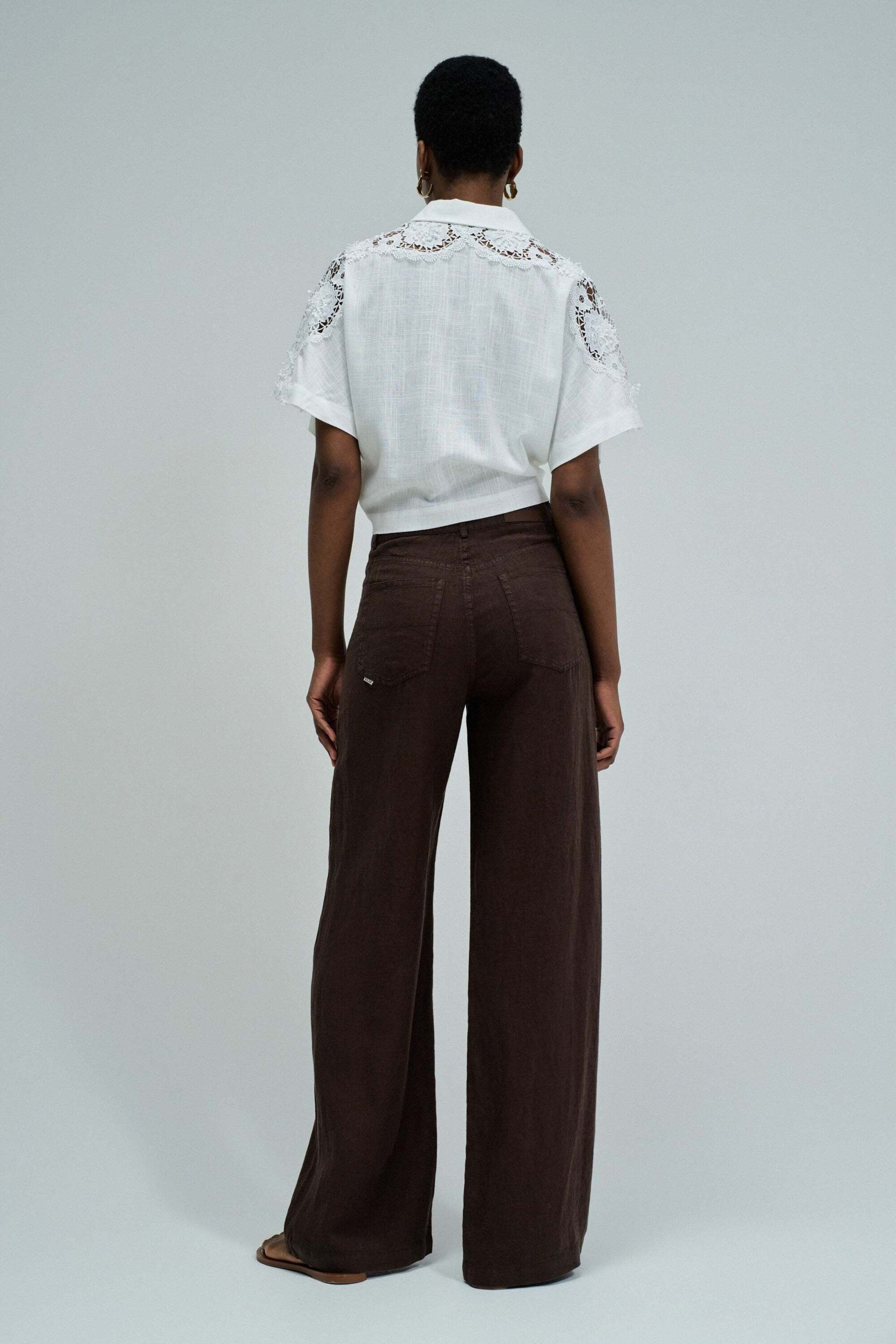 Salsa Blouse à manches courtes »Salsa Jeans Kurzarmbluse Front Knot Short Sleeve«