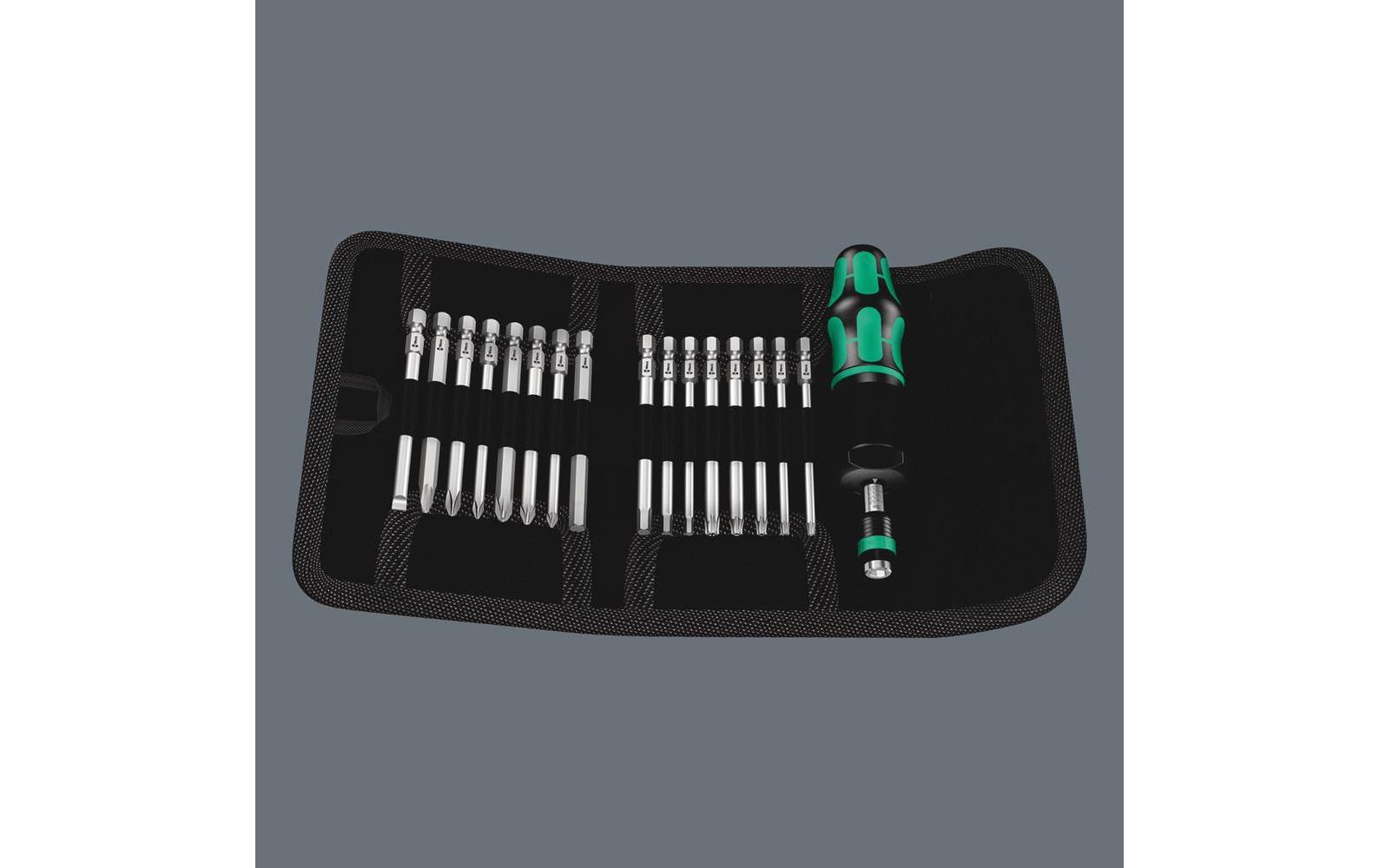 Wera Werkzeugset »Etui Kraftform Kompakt 60 Torque« 17 Stk. tlg.