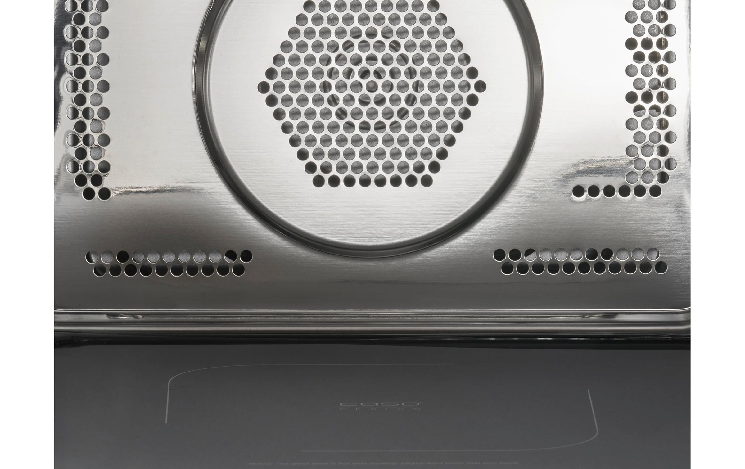 Caso Mikrowelle »mit Grill HCMG 25 Ceramic Chef Silber«, 2100 W