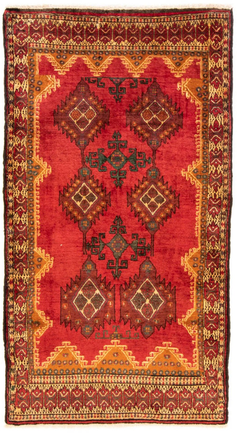 Image of morgenland Hochflor-Läufer »Belutsch Medaillon Rosso 202 x 111 cm«, rechteckig, 0,8 mm Höhe, Handgeknüpft bei Ackermann Versand Schweiz