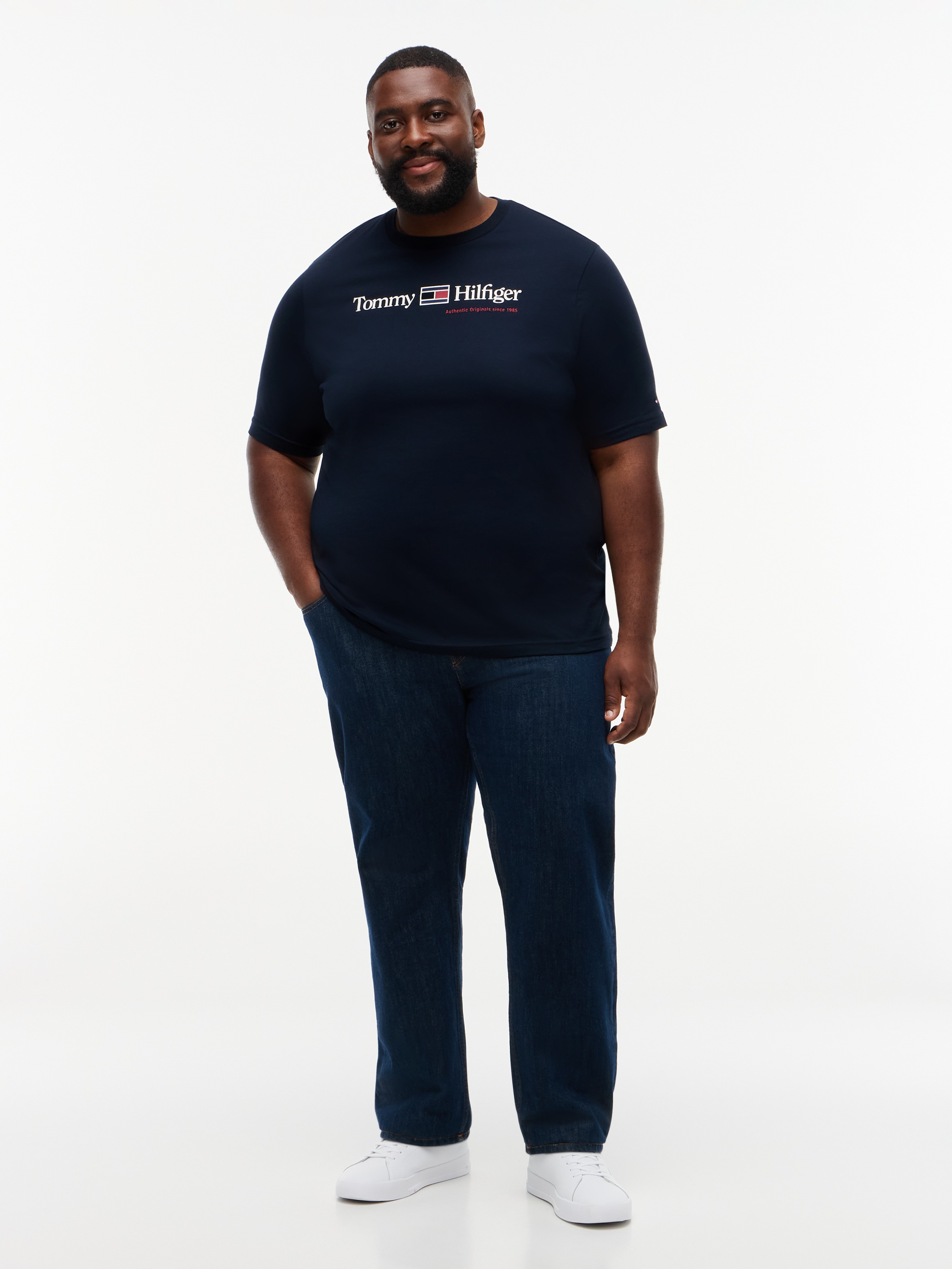Tommy Hilfiger Big & Tall T-Shirt »BT-BRAND LOVE RWB GRAPHIC« Grosse Grössen