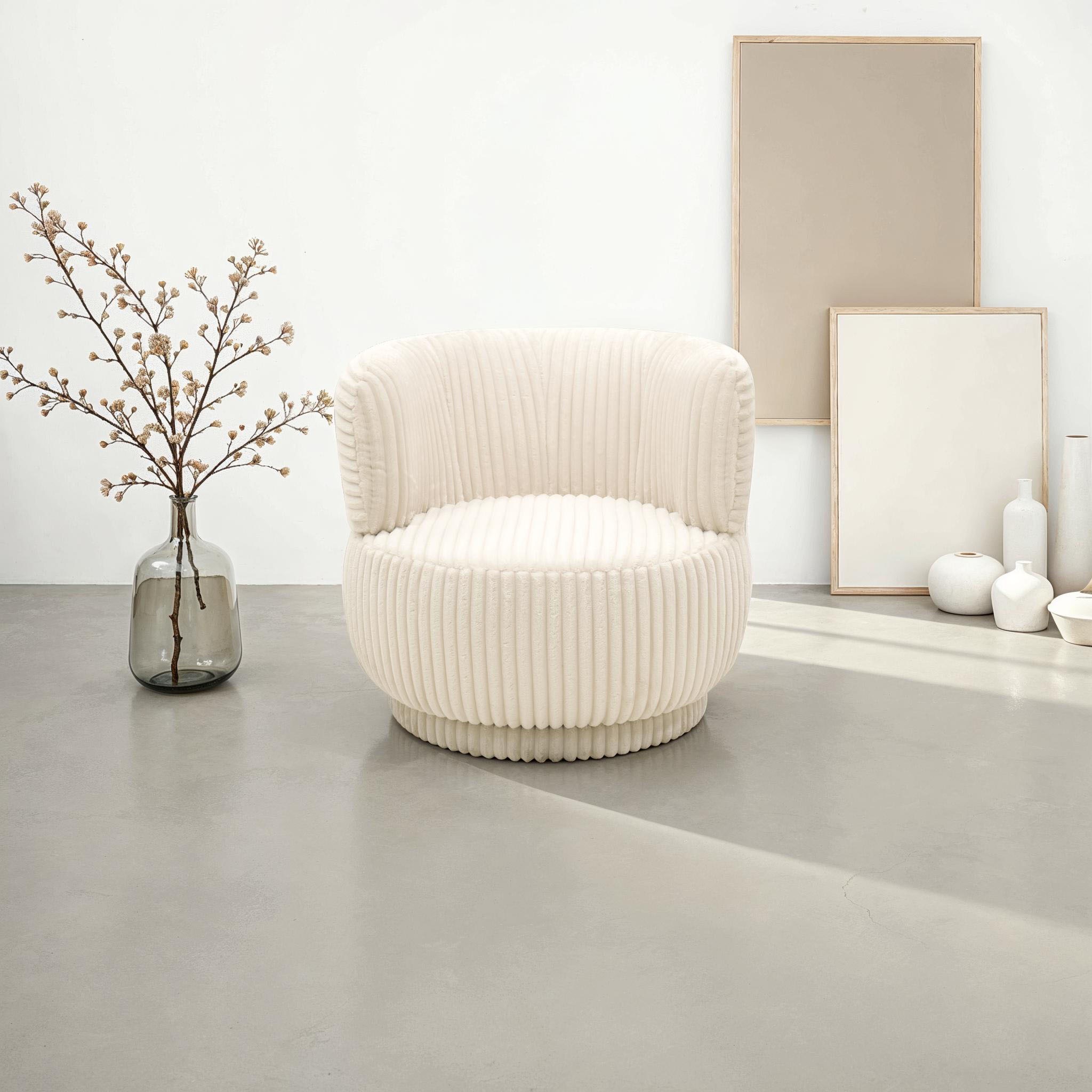 Image of DOMO collection Sessel "Bruges, Loungesessel mit Drehfunktion"