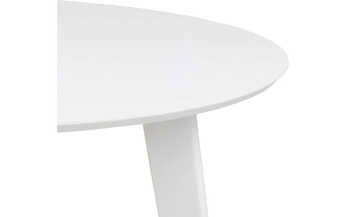 AC Design Esstisch »Roxby Ø 105 x 76 cm, Weiss«
