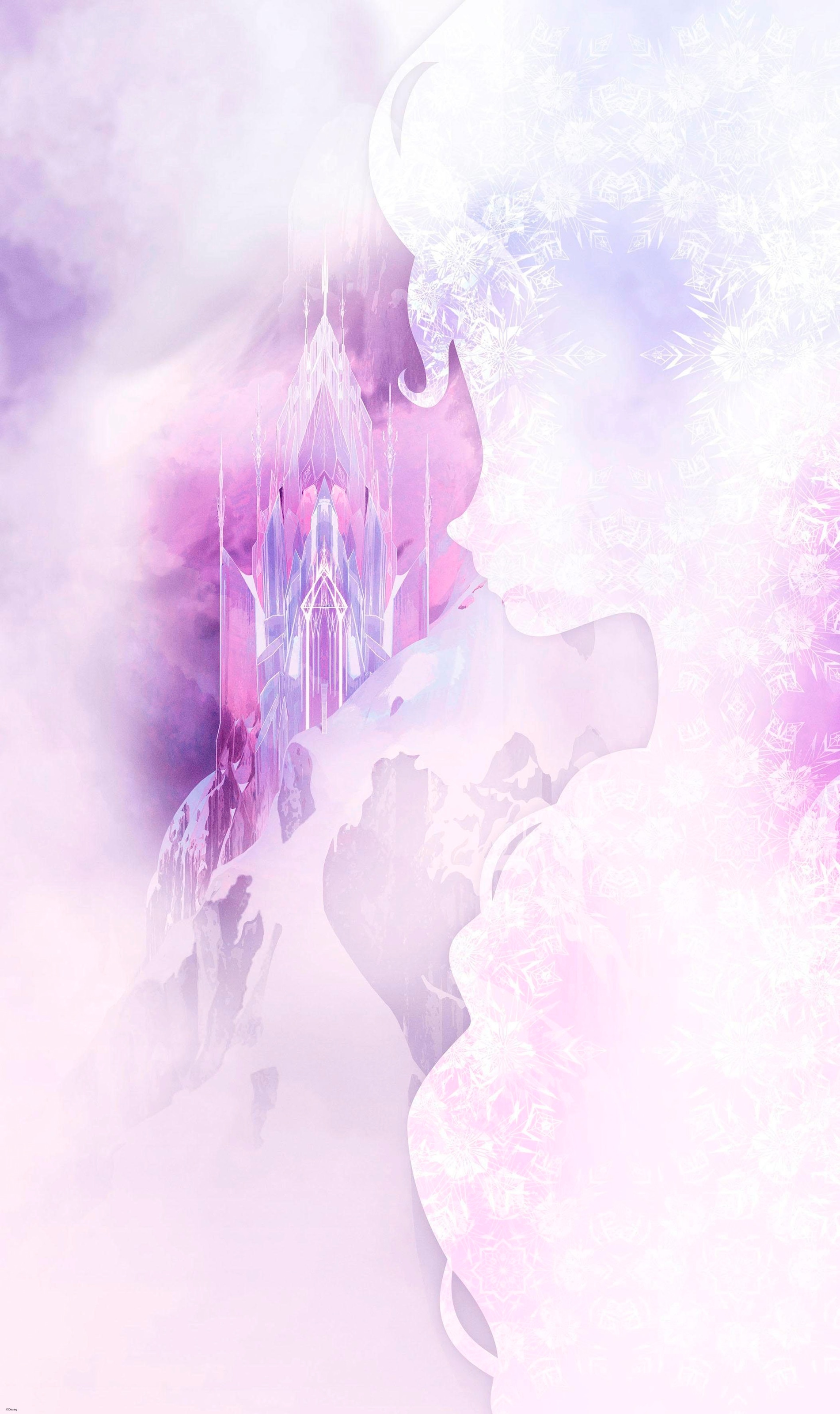 Image of Komar Vliestapete "Digitaldruck Vlies - Frozen Winter Mist - Grösse 120 x 200 cm" bedruckt glatt Kinderzimmer