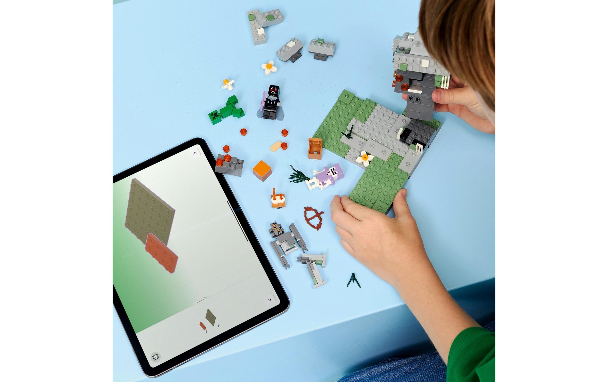   Konstruktionsspielsteine »Minecraft Blasser Garten 21586« Kategorie: Fantasy-Welt