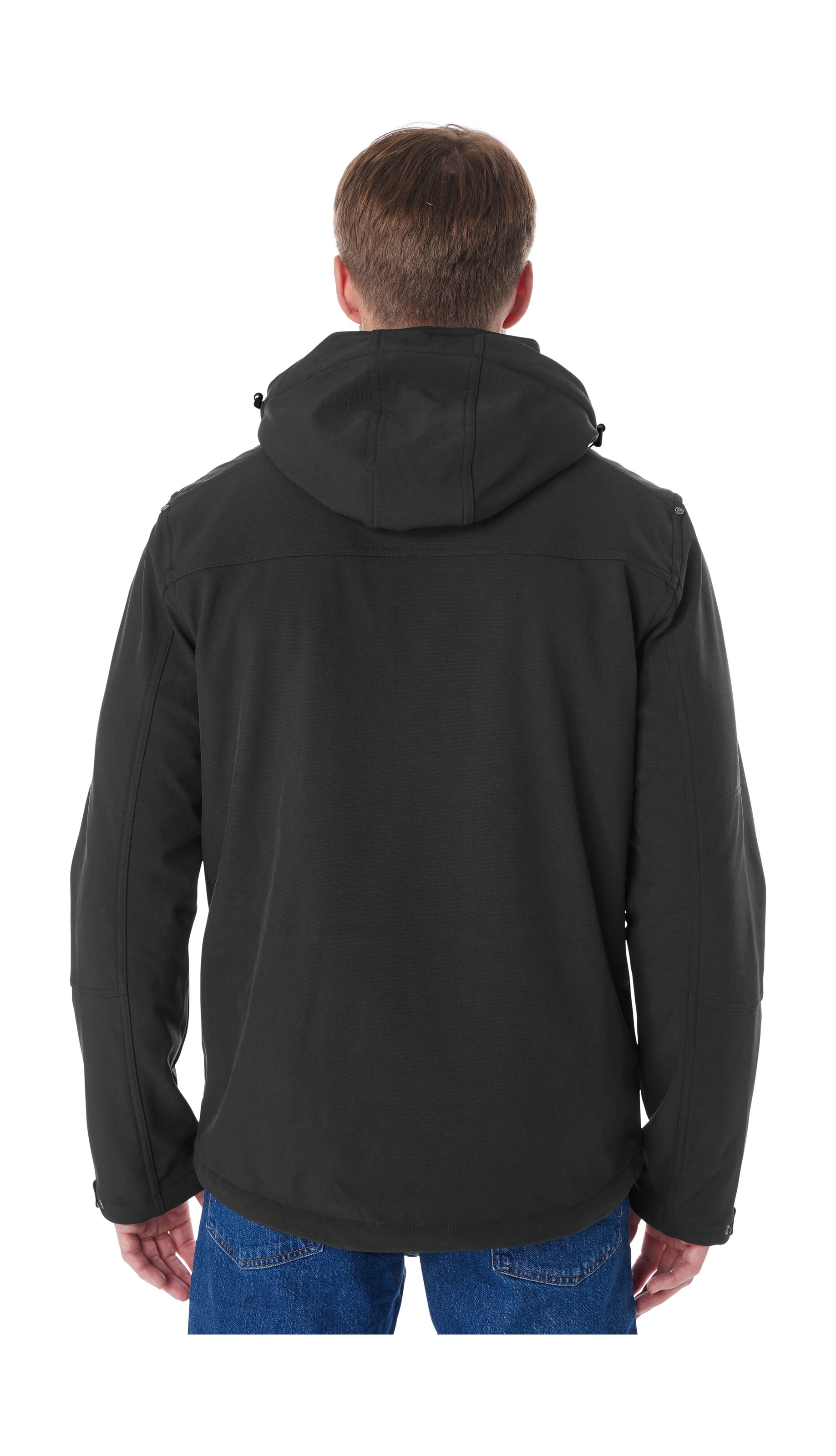 Killtec Veste softshell »Herren Softshelljacke« Wasserabweisende Softshelljacke mit Fleece, abnehmbarer Kapuze