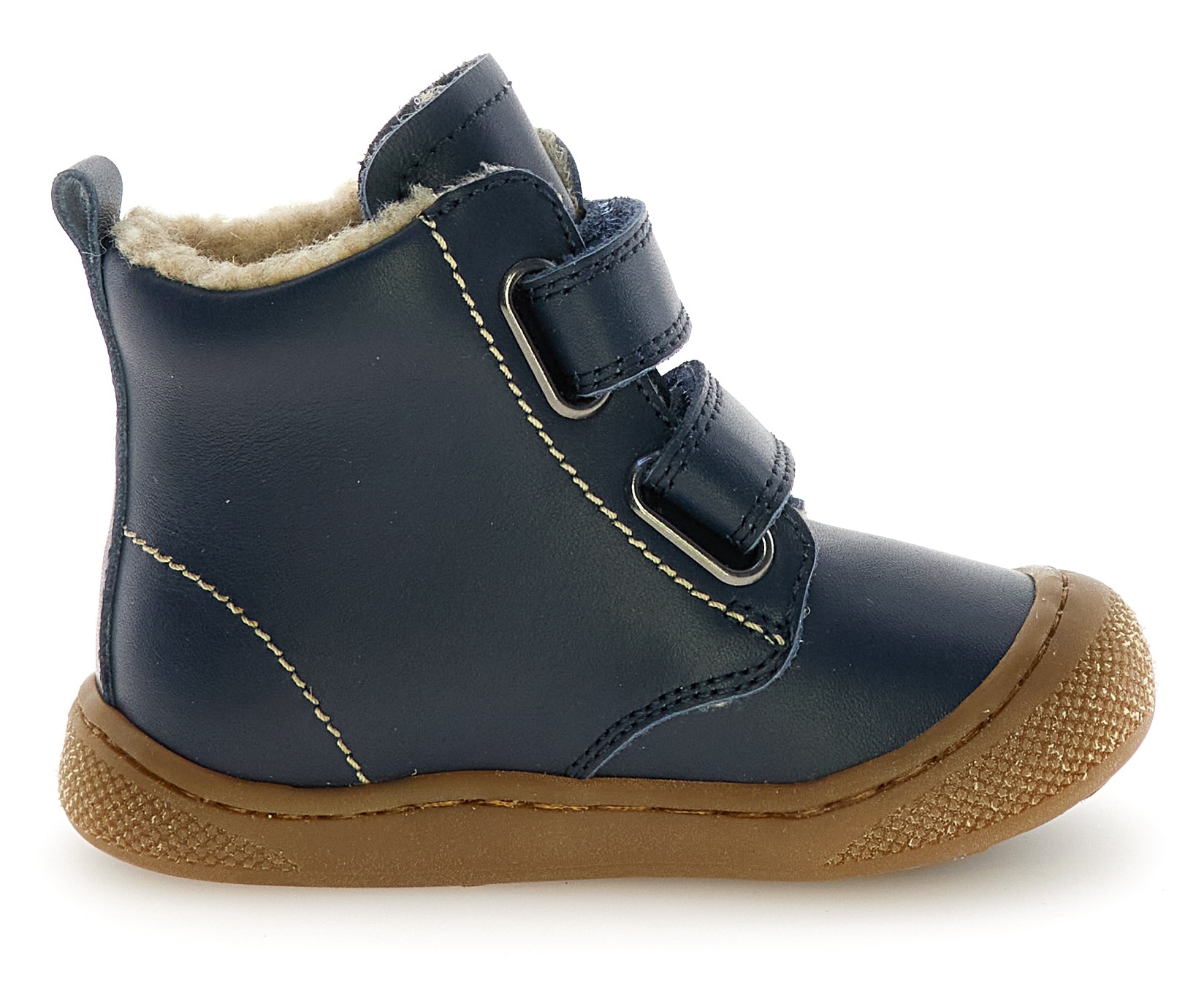 Naturino Chaussures de marche »Bubble Wide«  bottes à scratch avec doublure en laine, gabarit de taille à télécharger