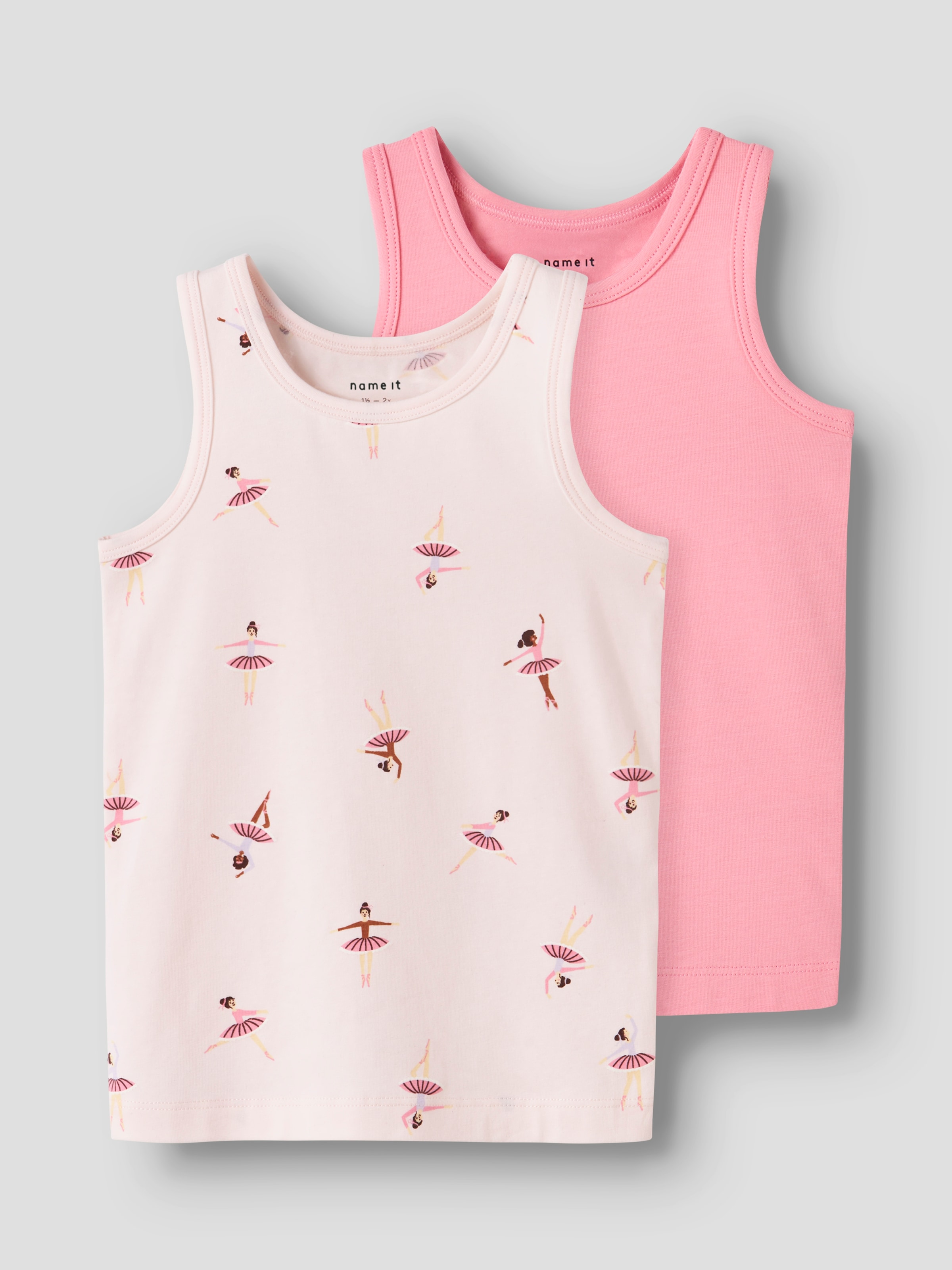 Image of Name It Unterhemd "NMFTANK TOP 2P BALLARINA NOOS" 2 Stk.